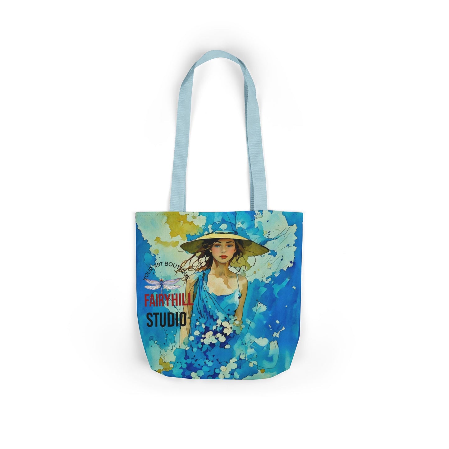 Colorful Summer vibes- Canvas Tote Bag - Perfect for Beach Days, Eco-Friendly Shopping, and Summer Fun!