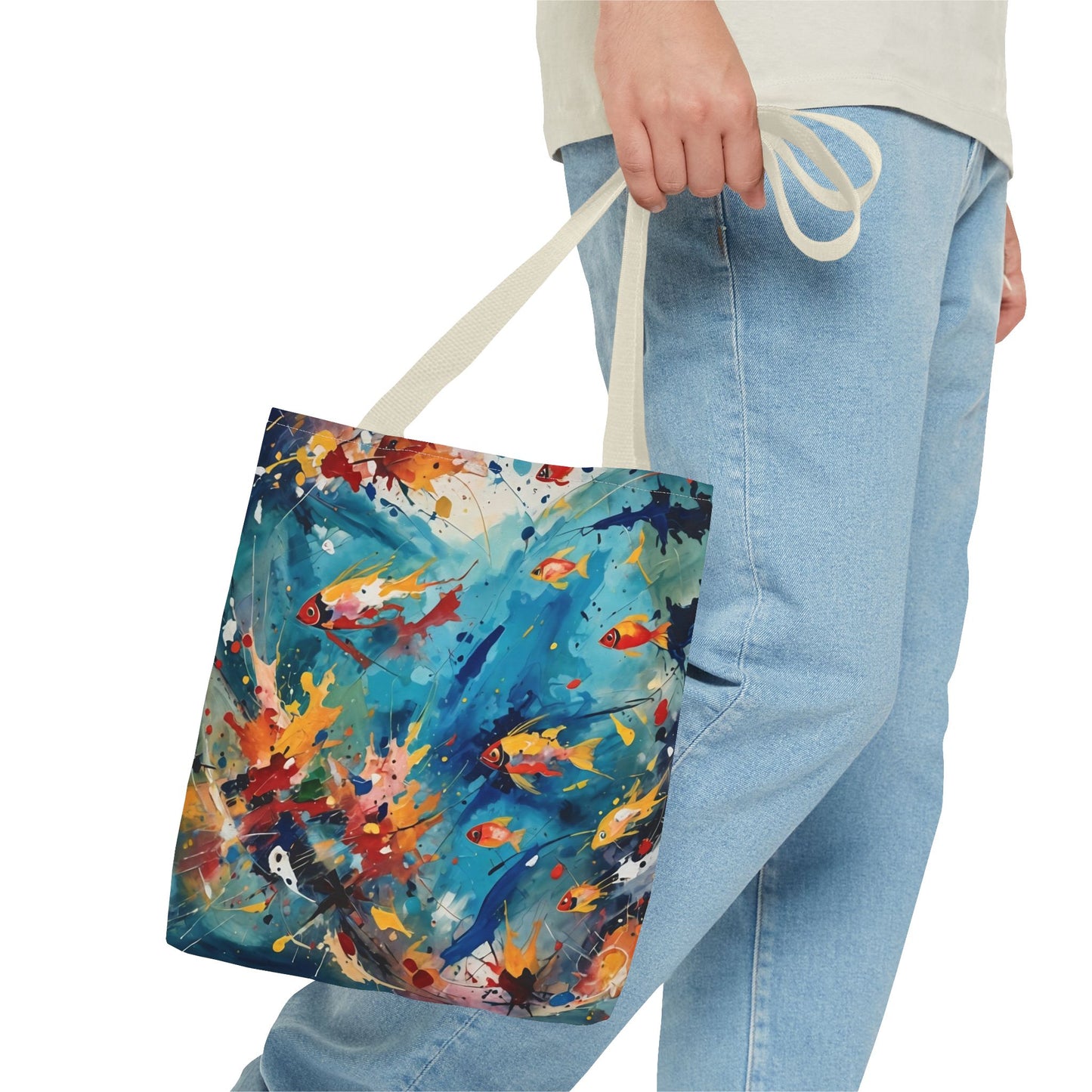 Fish Art Tote Bag