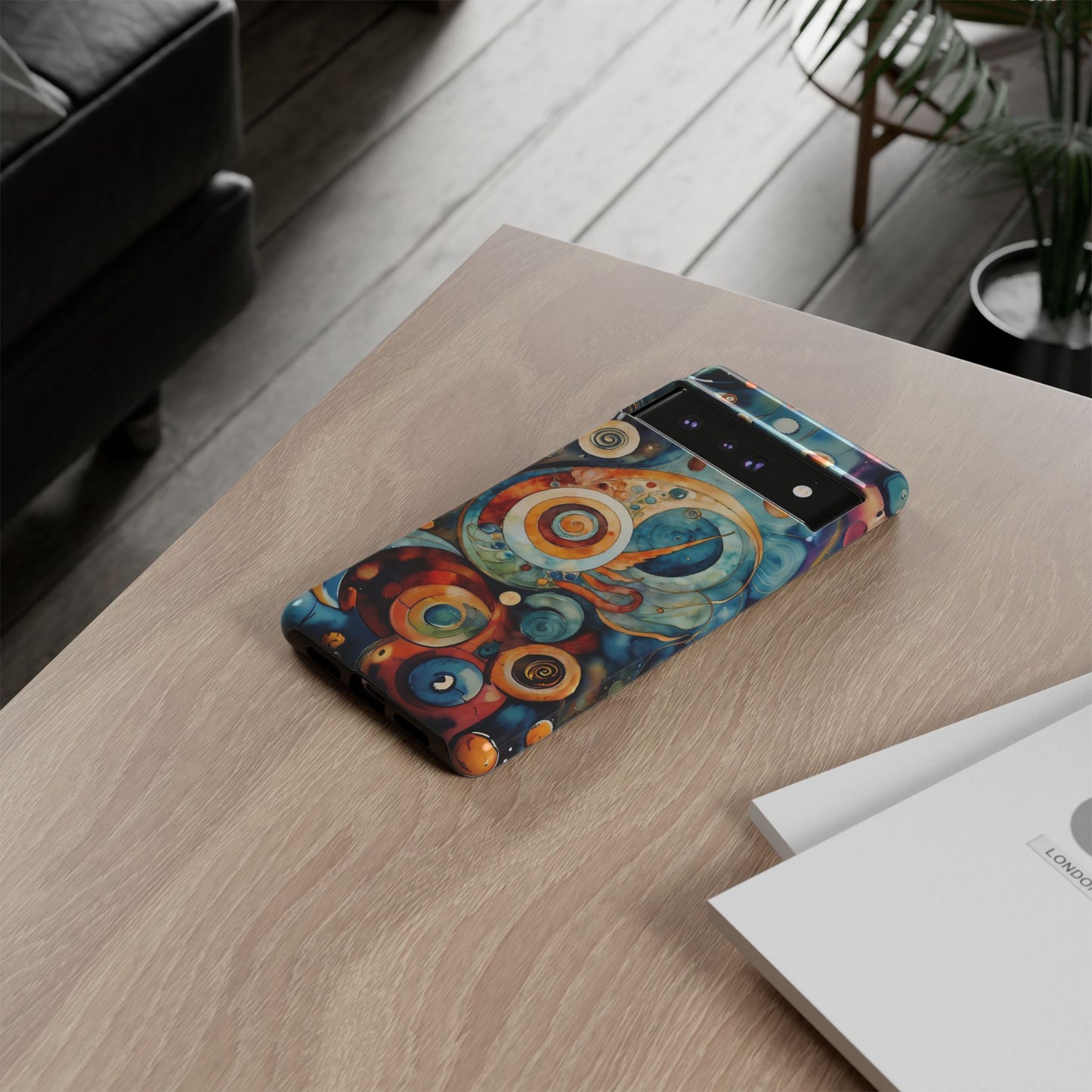 Phone Cases - Beautiful Abstract Circular Art Design