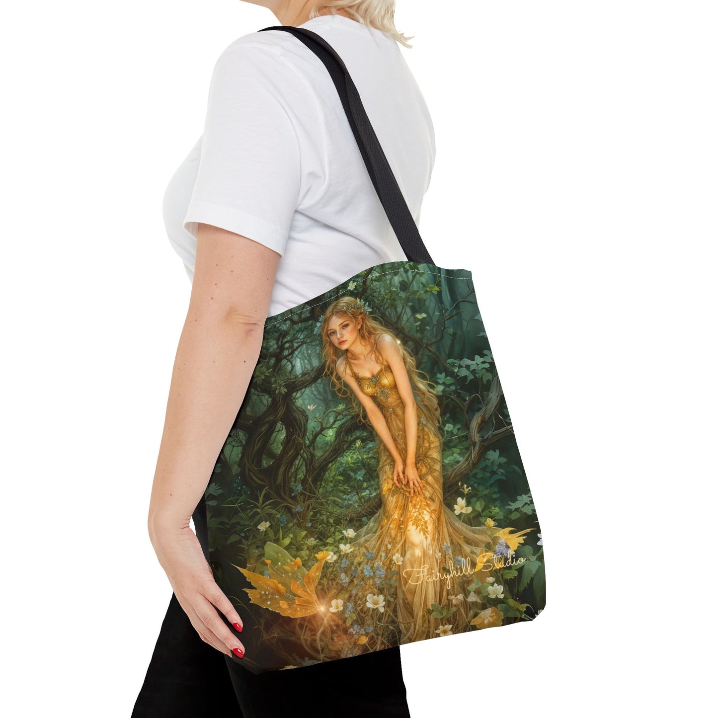 Fairy Forest Tote Bag - Mid-Summer's Eve Art by Fairyhill Studio