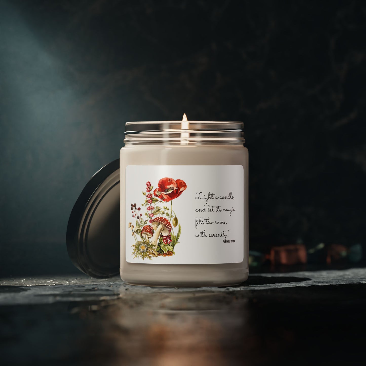Floral Aromatic Soy Candle - 9oz | Hand-poured Scented Candle for Relaxation & Home Decor