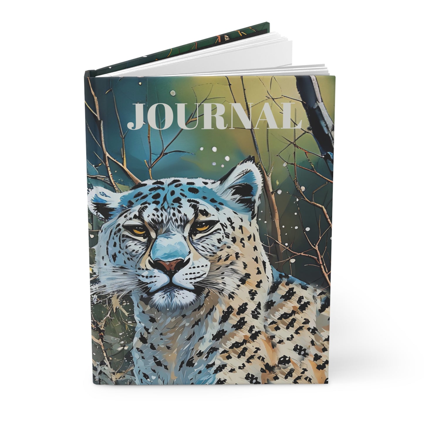 Hardcover Snow Tiger Art Matte