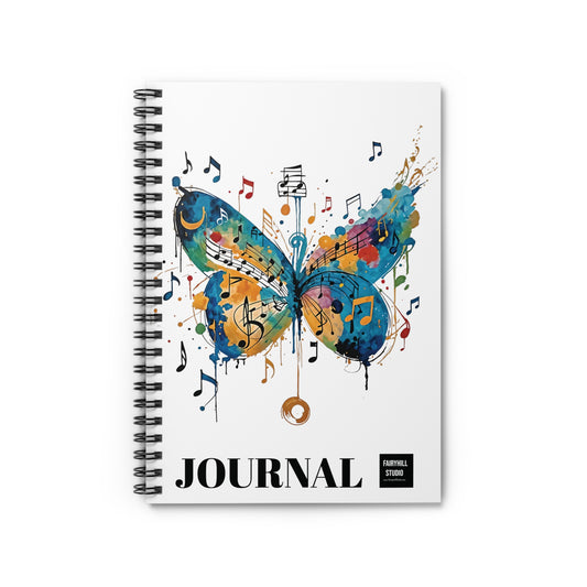 Butterfly Spiral Notebook