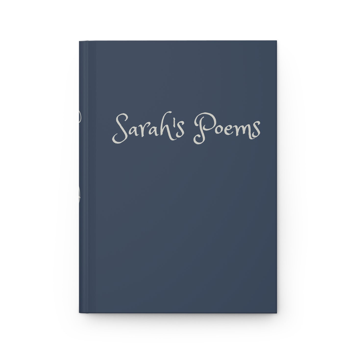 Personalized Hardcover Journal Matte - French Blue Color Customized Journal by Fairyhill Studio