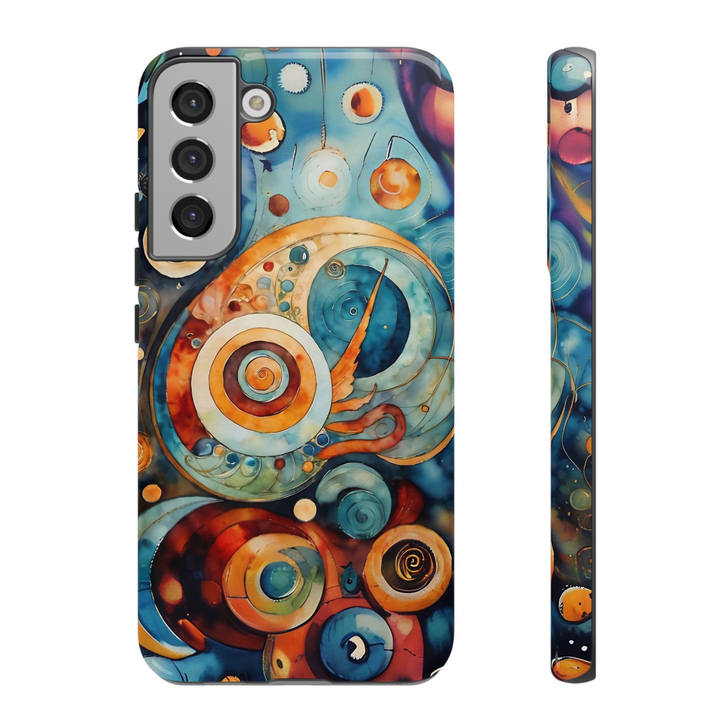 Phone Cases - Beautiful Abstract Circular Art Design