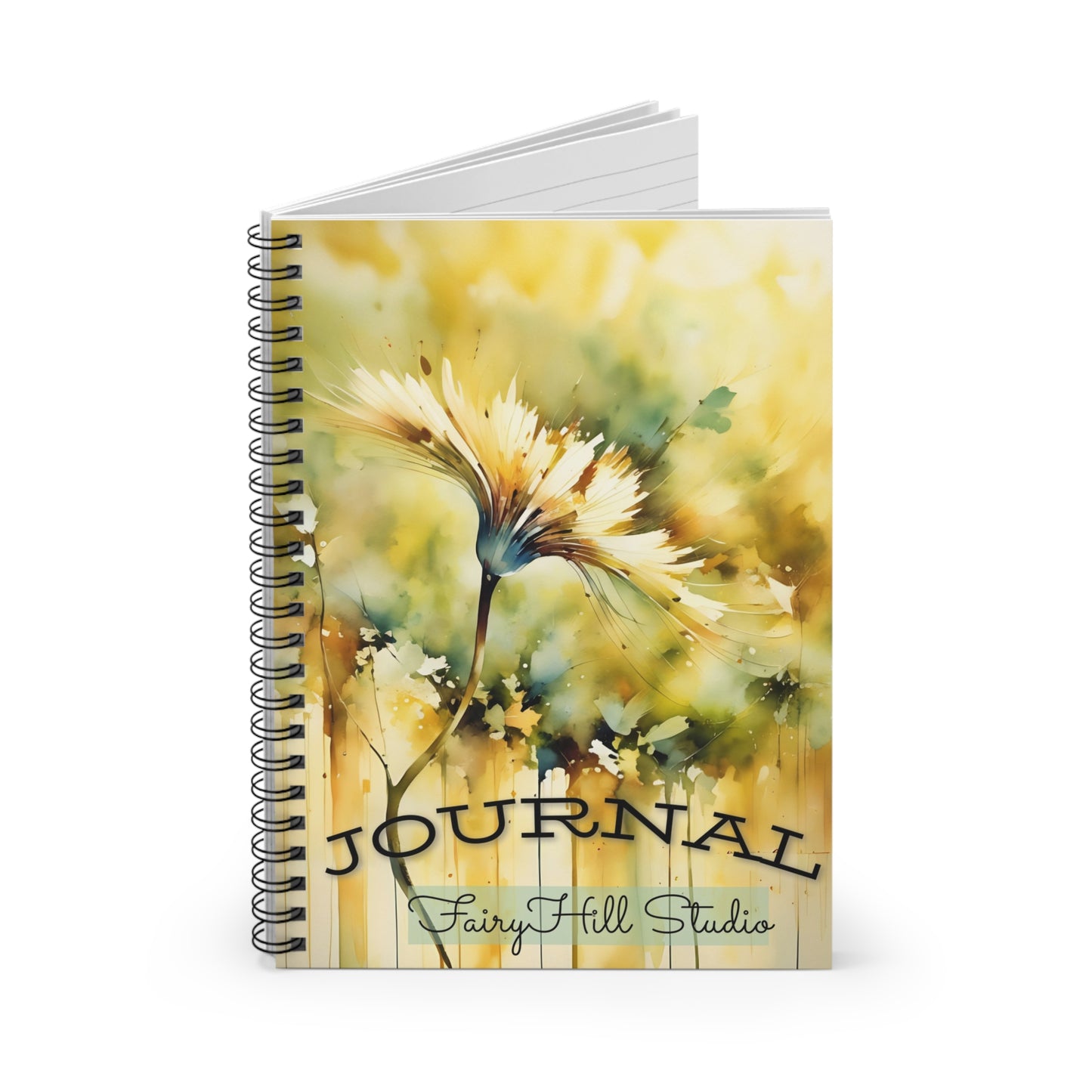 Spiral Notebook - Dandelion Flower