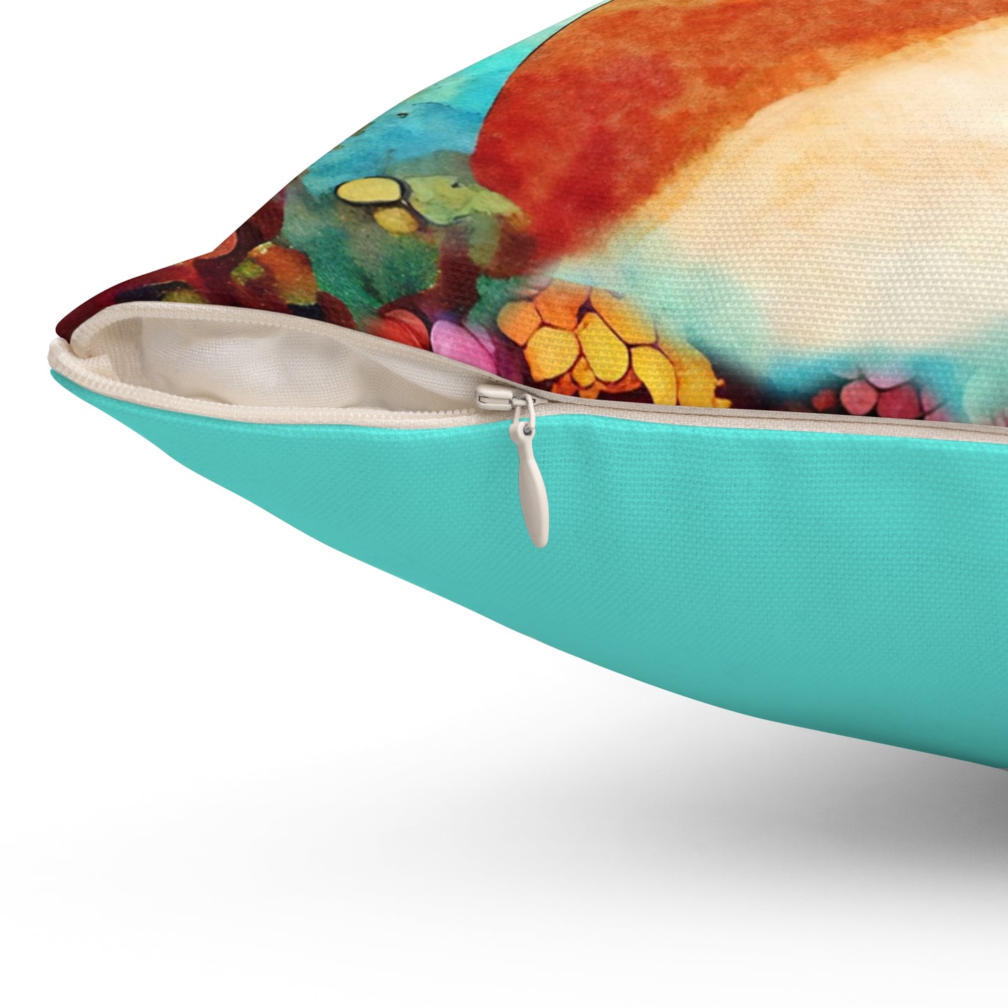 Spun Polyester Square Summer Vibes Pillow