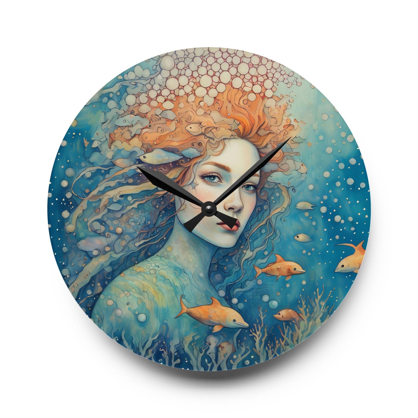 Ocean reveree  Acrylic Wall Clock