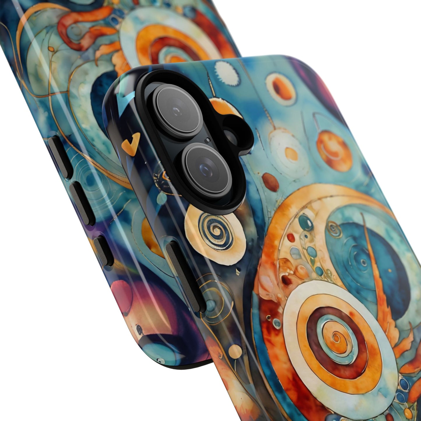 Phone Cases - Beautiful Abstract Circular Art Design