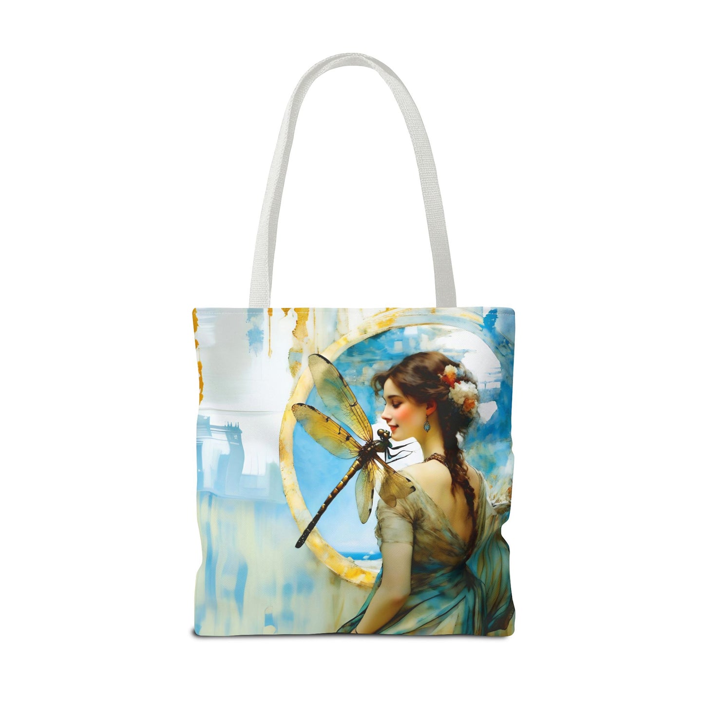 FairyHill Studio  Dragonfly whimsical Tote Bag (AOP)