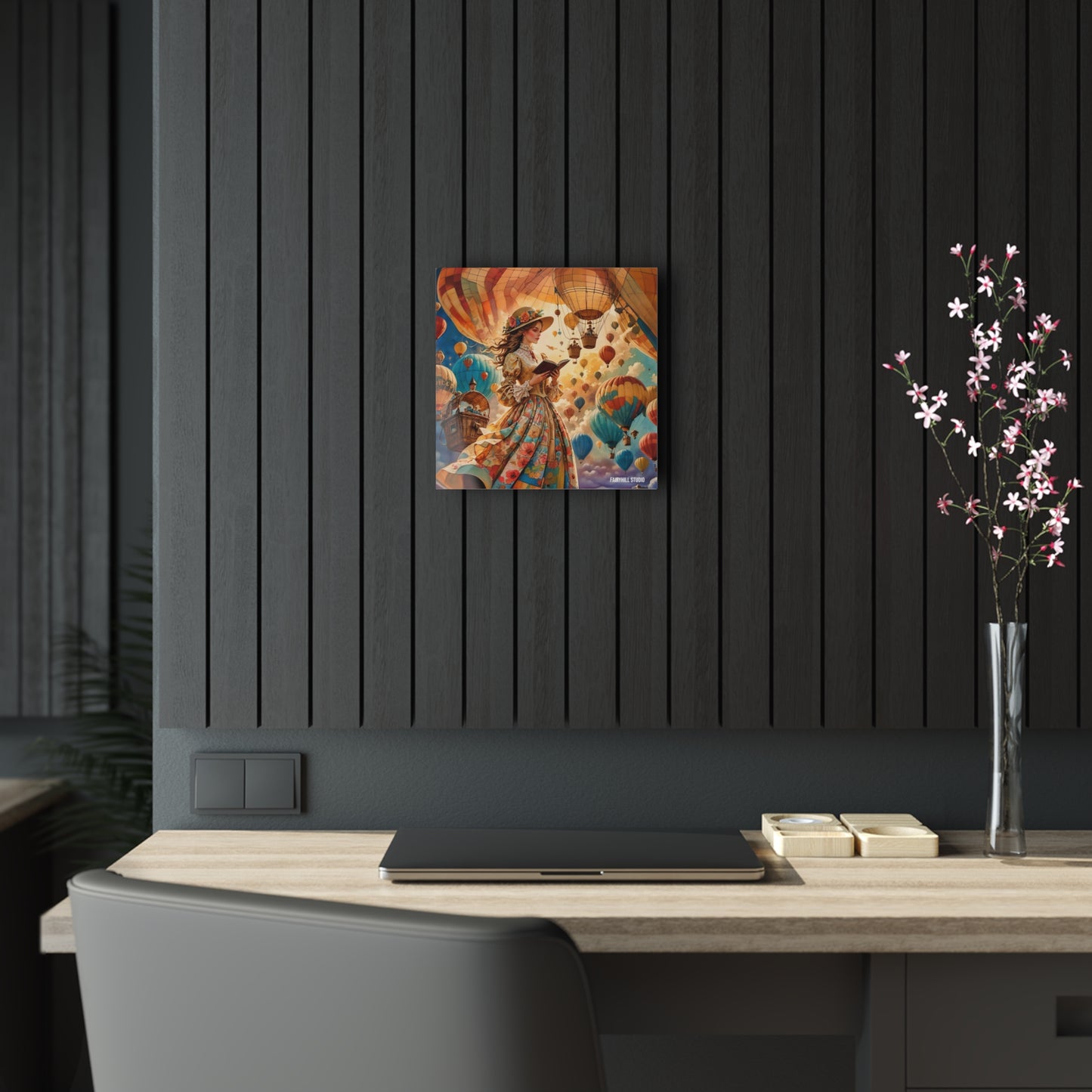 Art Acrylic Prints -Journey with Hot air ballons