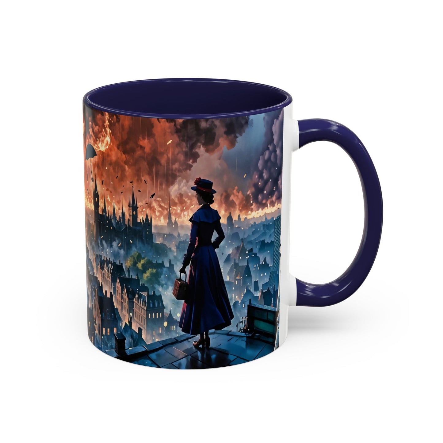 Coffee Mug Mary Poppins Night Cityscape 11oz