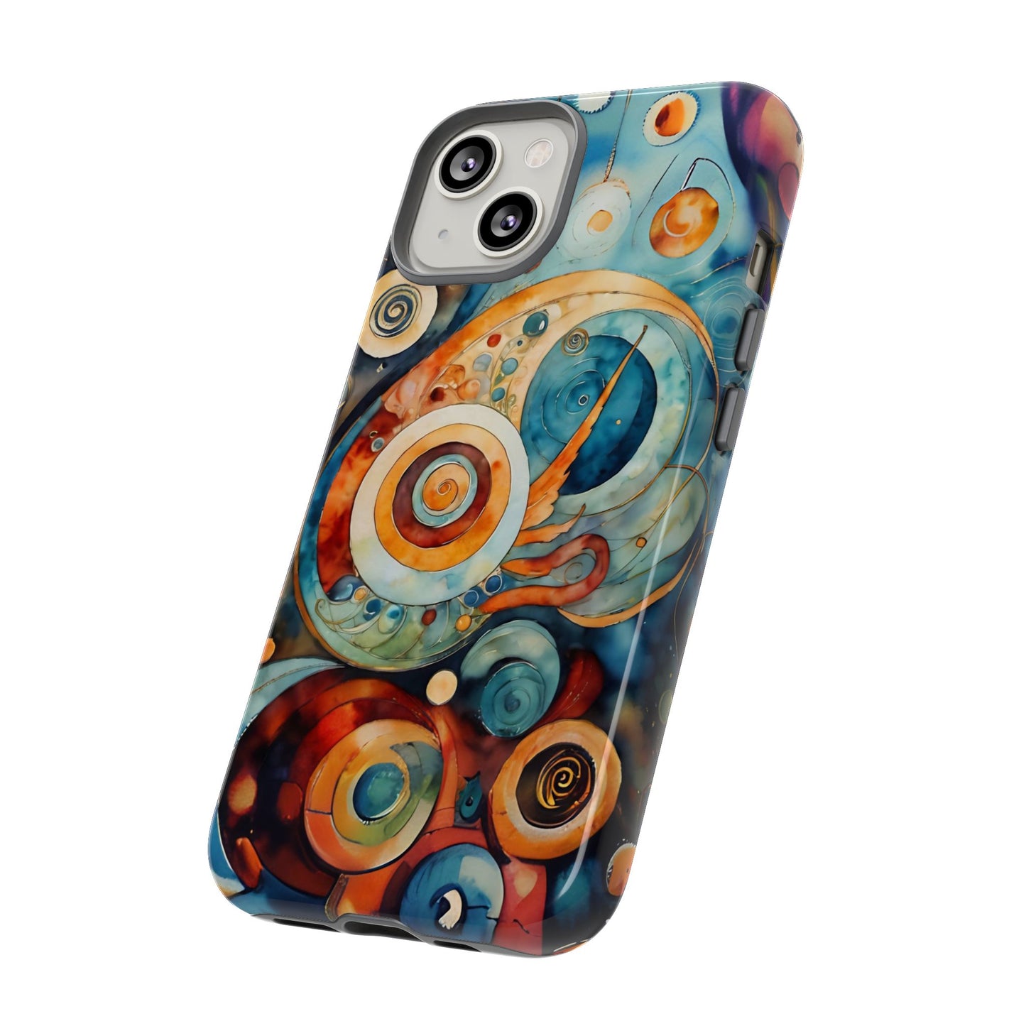 Phone Cases - Beautiful Abstract Circular Art Design