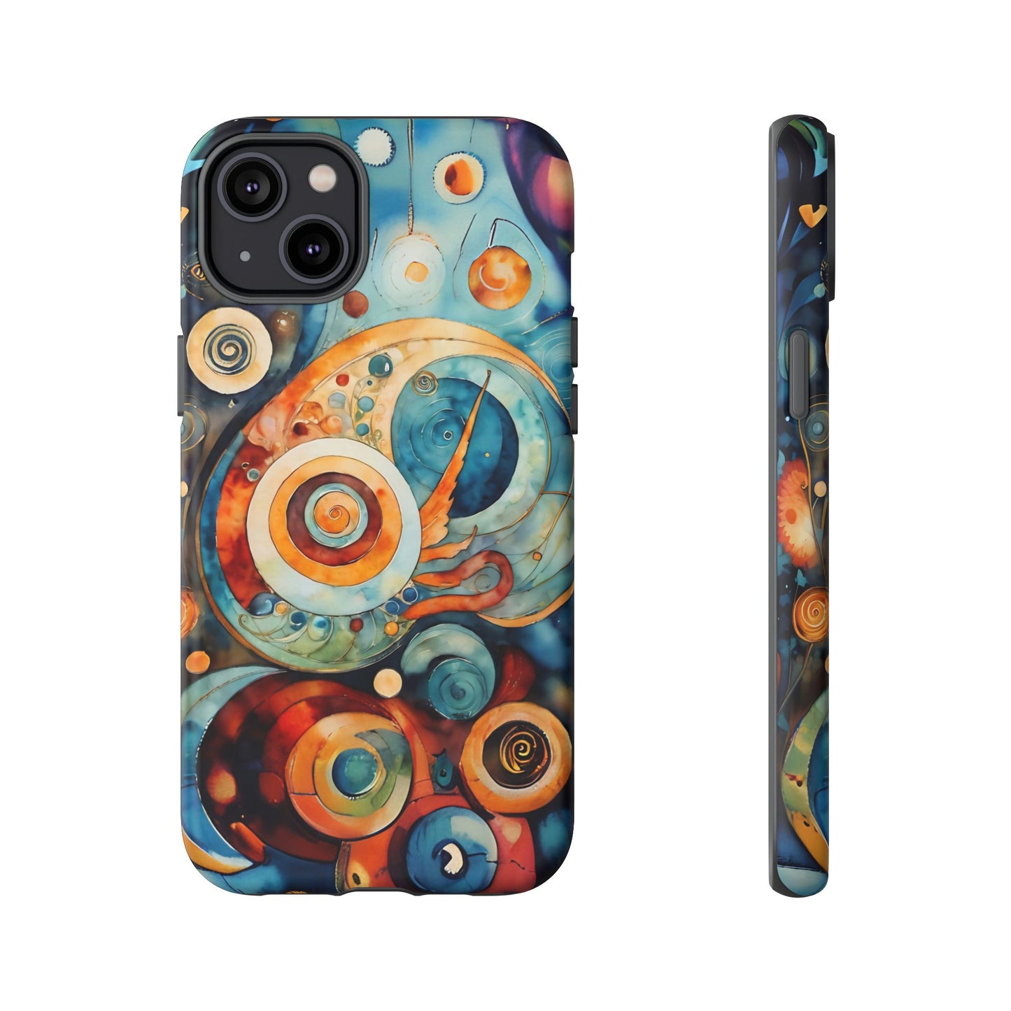 Phone Cases - Beautiful Abstract Circular Art Design