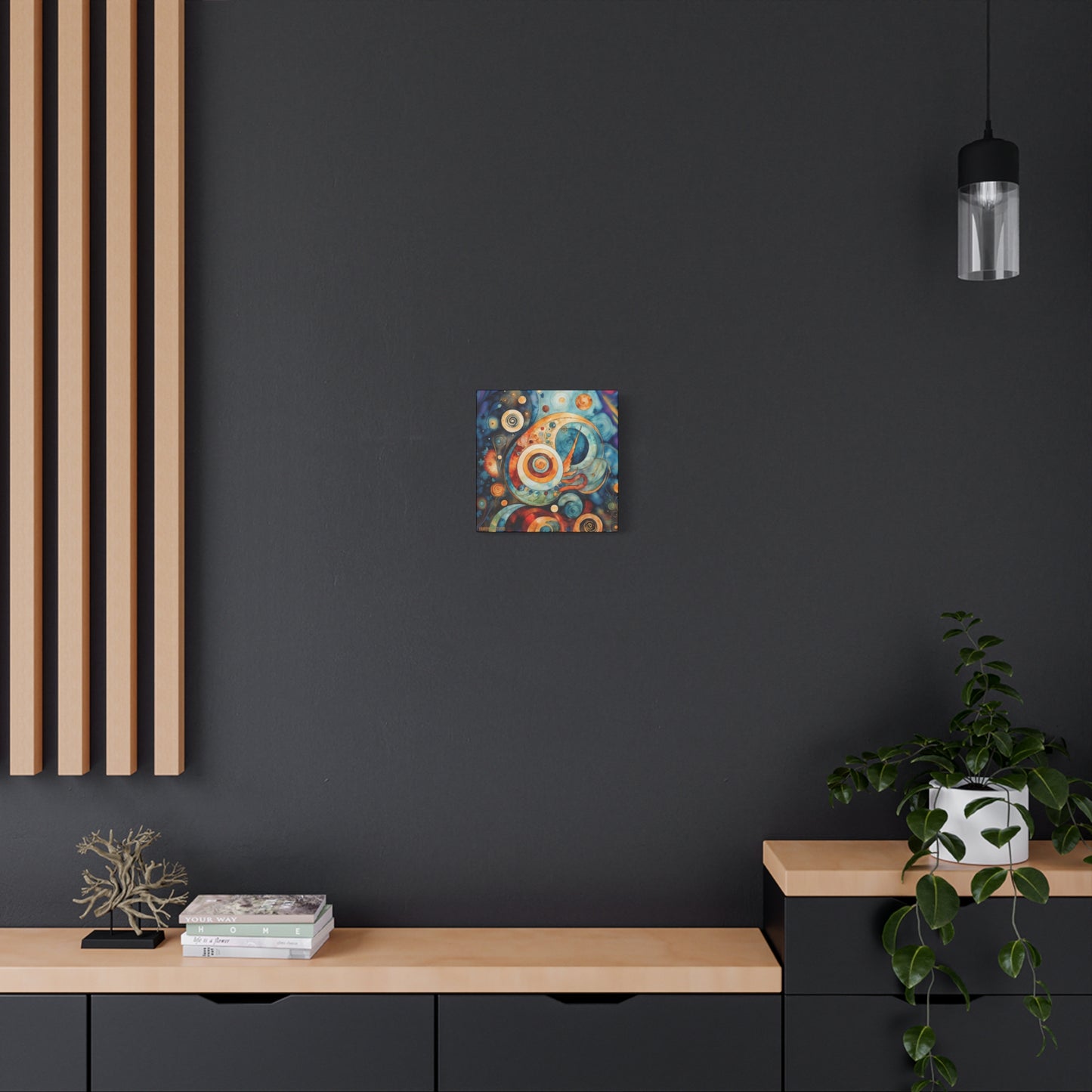 Canvas Wall Art - Abstract Colorful Circle