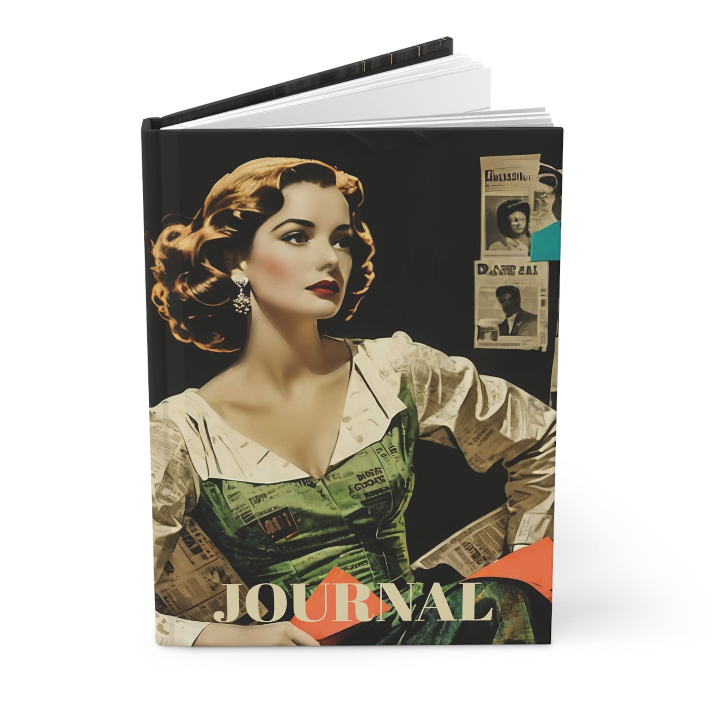 Hardcover Journal  Vintage Hollywood StarJournal Art