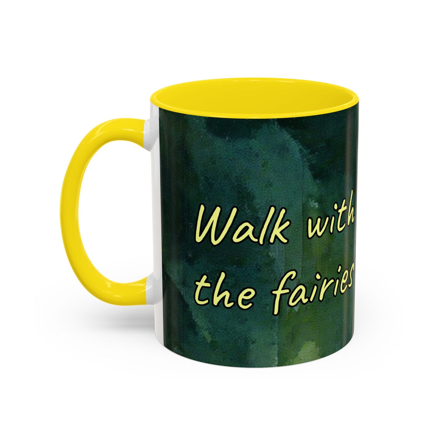 Sleeping Fairy -Themed Coffee Mug with a quote - 11 & 15oz Accent Mug for Fairy/coffee  Lovers