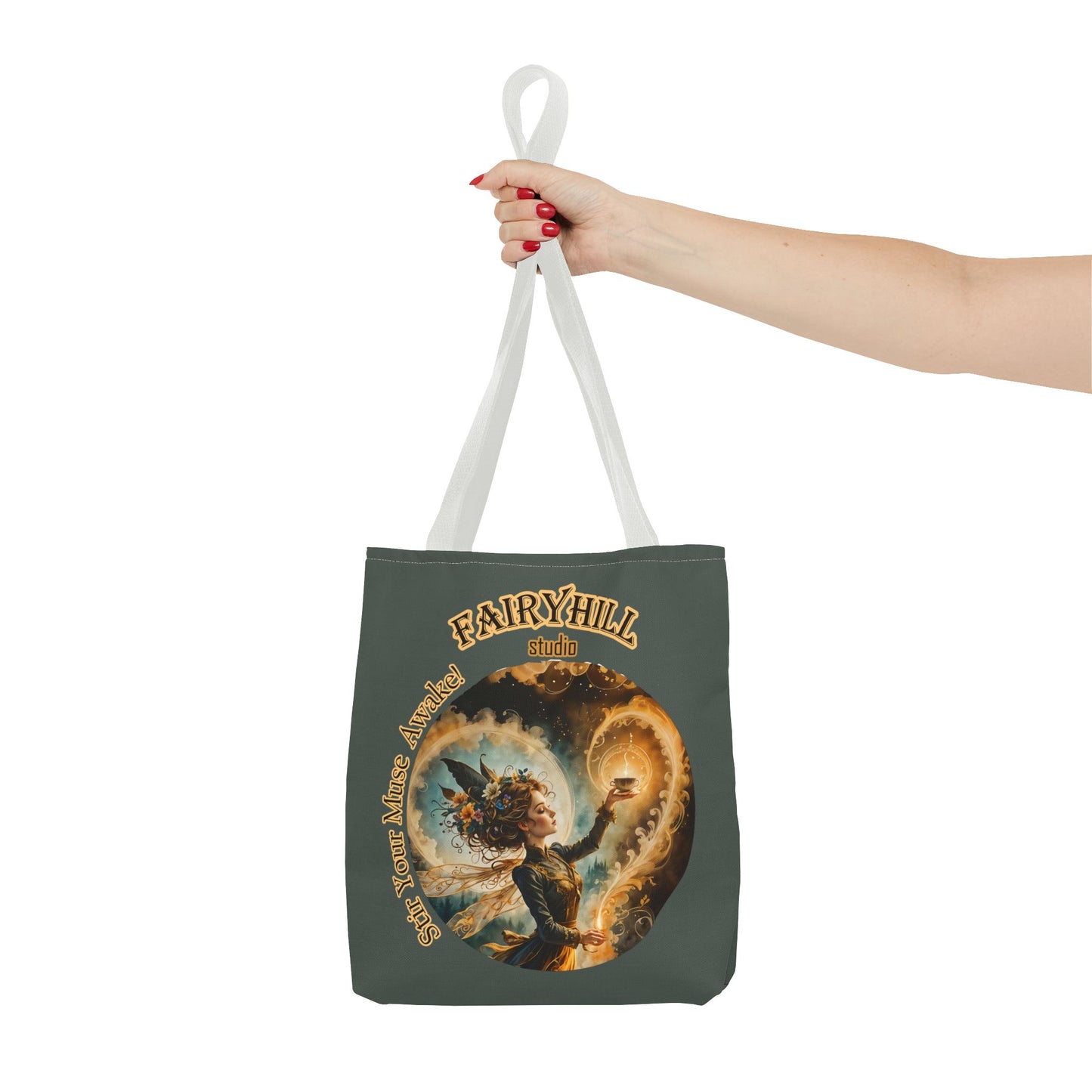 Fairy Tote Bag Embrace your Muse Art Coffee Lover Gift