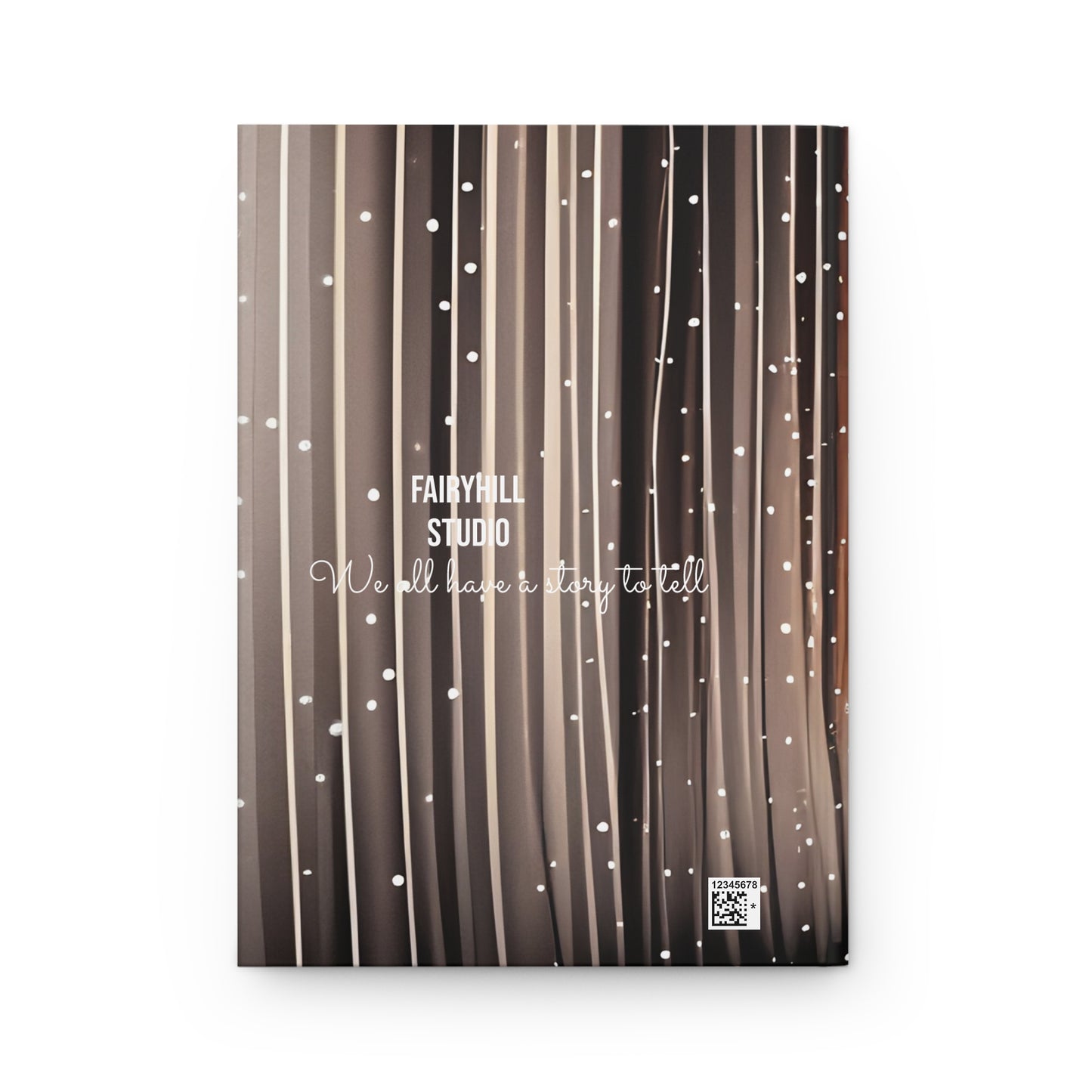 Hardcover Journal Silent night Christmas candle