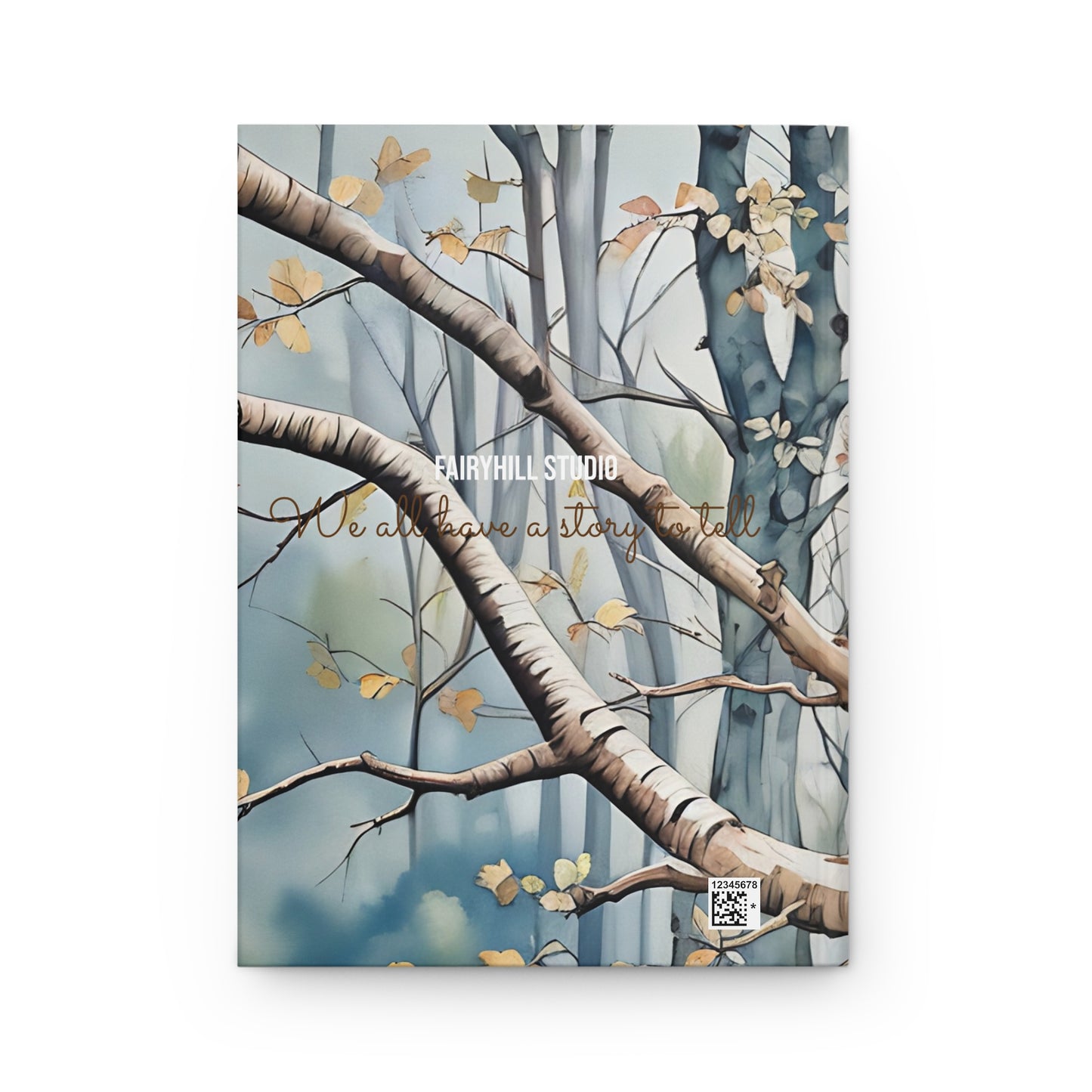 Hardcover Journal Owl Family Art