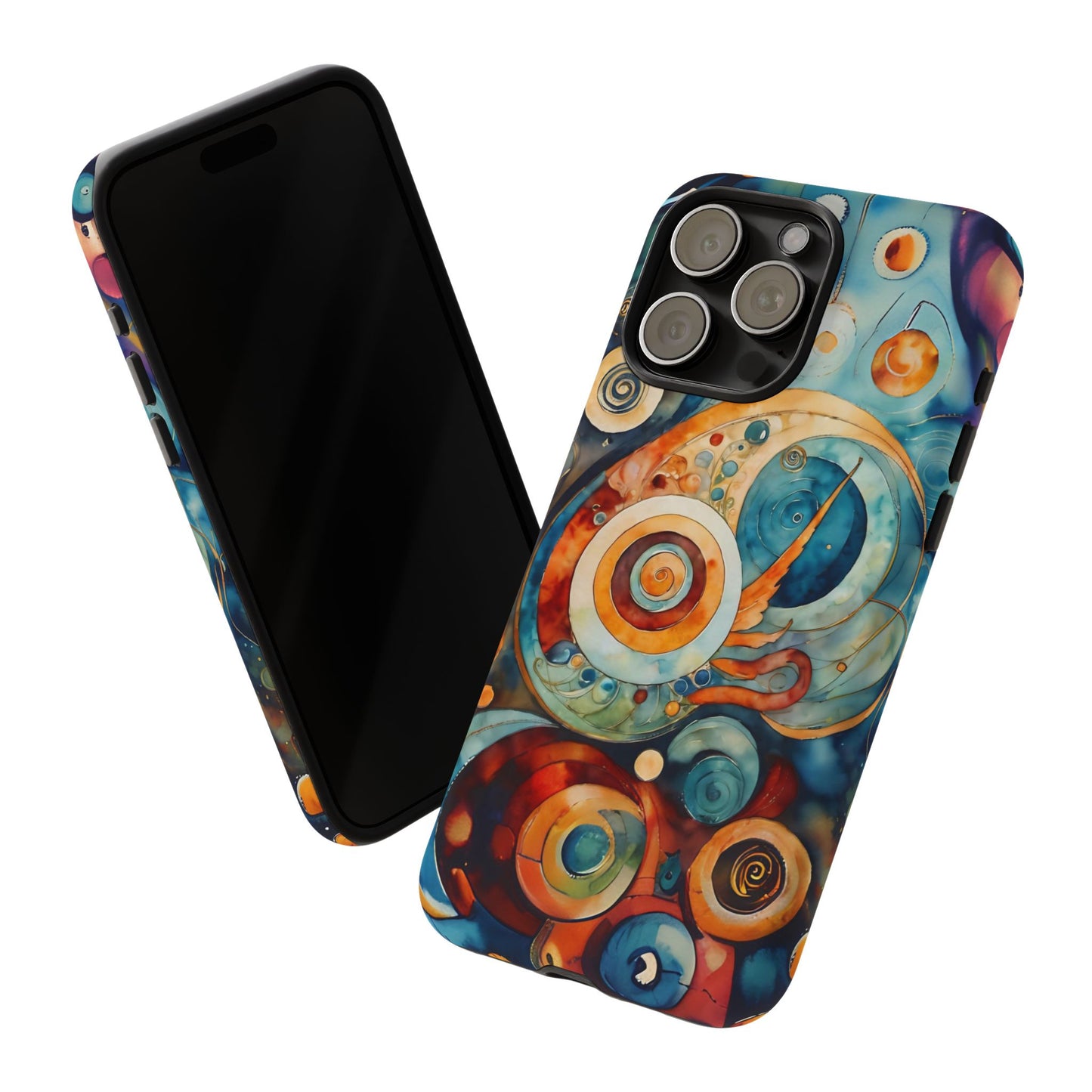 Phone Cases - Beautiful Abstract Circular Art Design