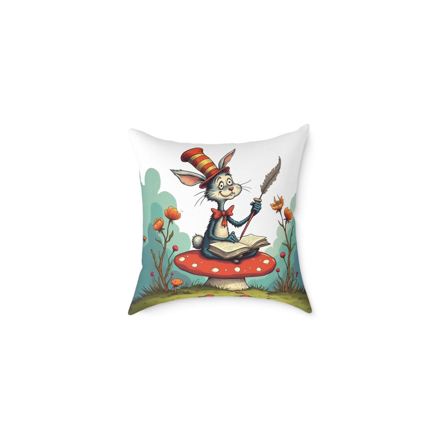 Whimsical Animal Pillow, Cozy Home Decor, Kid's Room Accessory, Playful Art Piece, Gift for Children