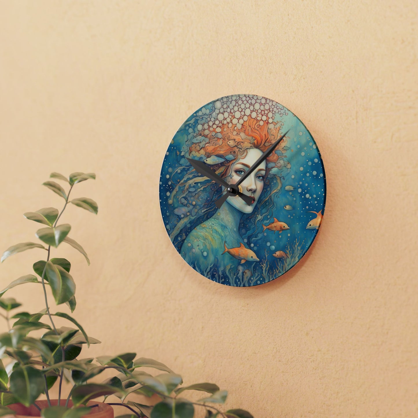 Ocean reveree  Acrylic Wall Clock