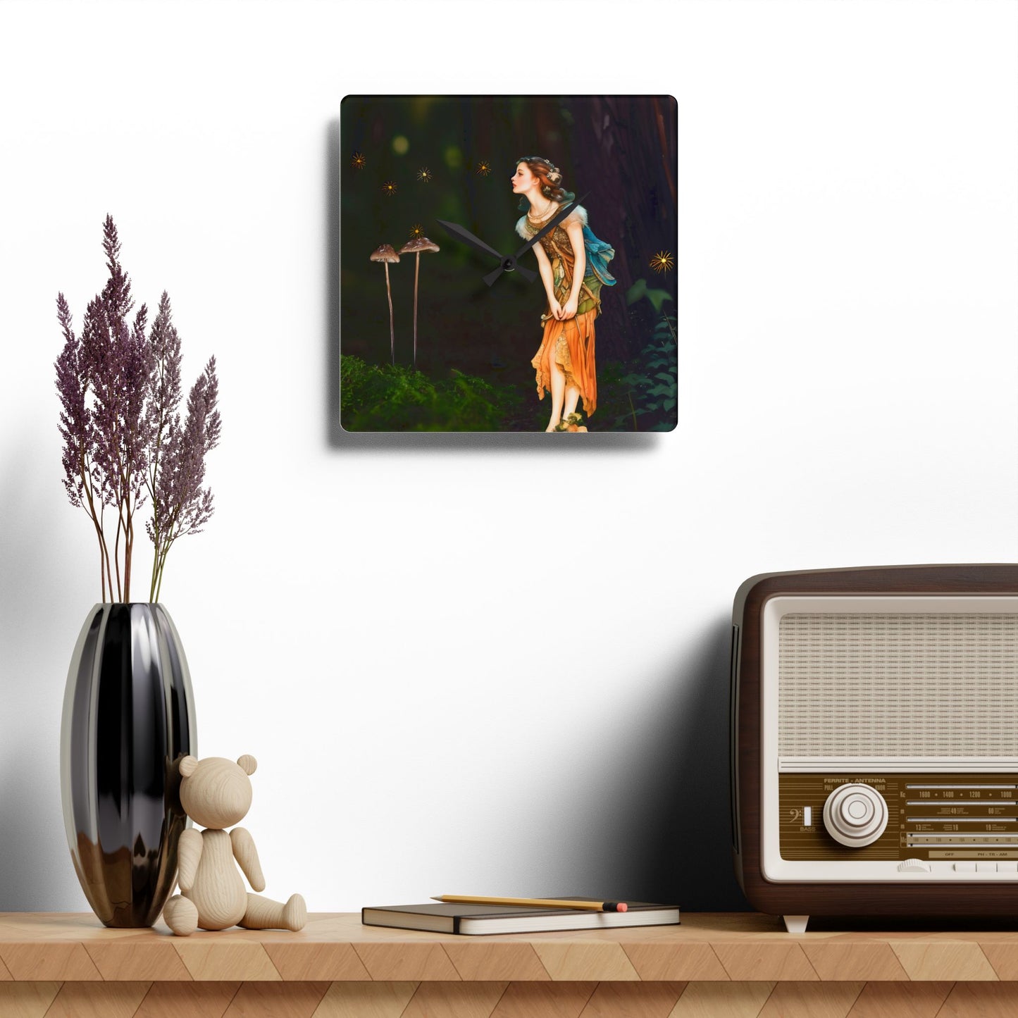 Fairy Forest  Wall Clock