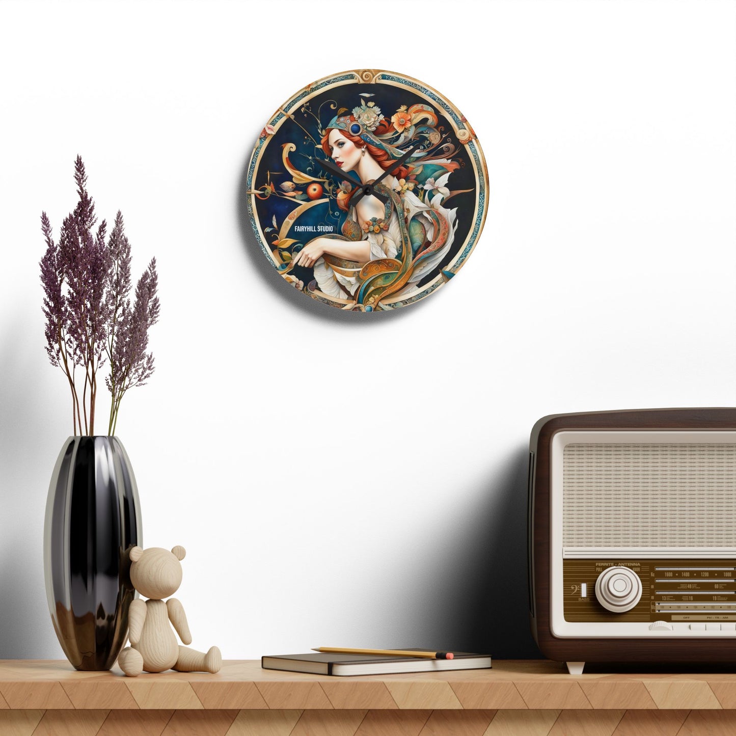 Acrylic Wall Clock Sagittarius _ Horoscope/Art