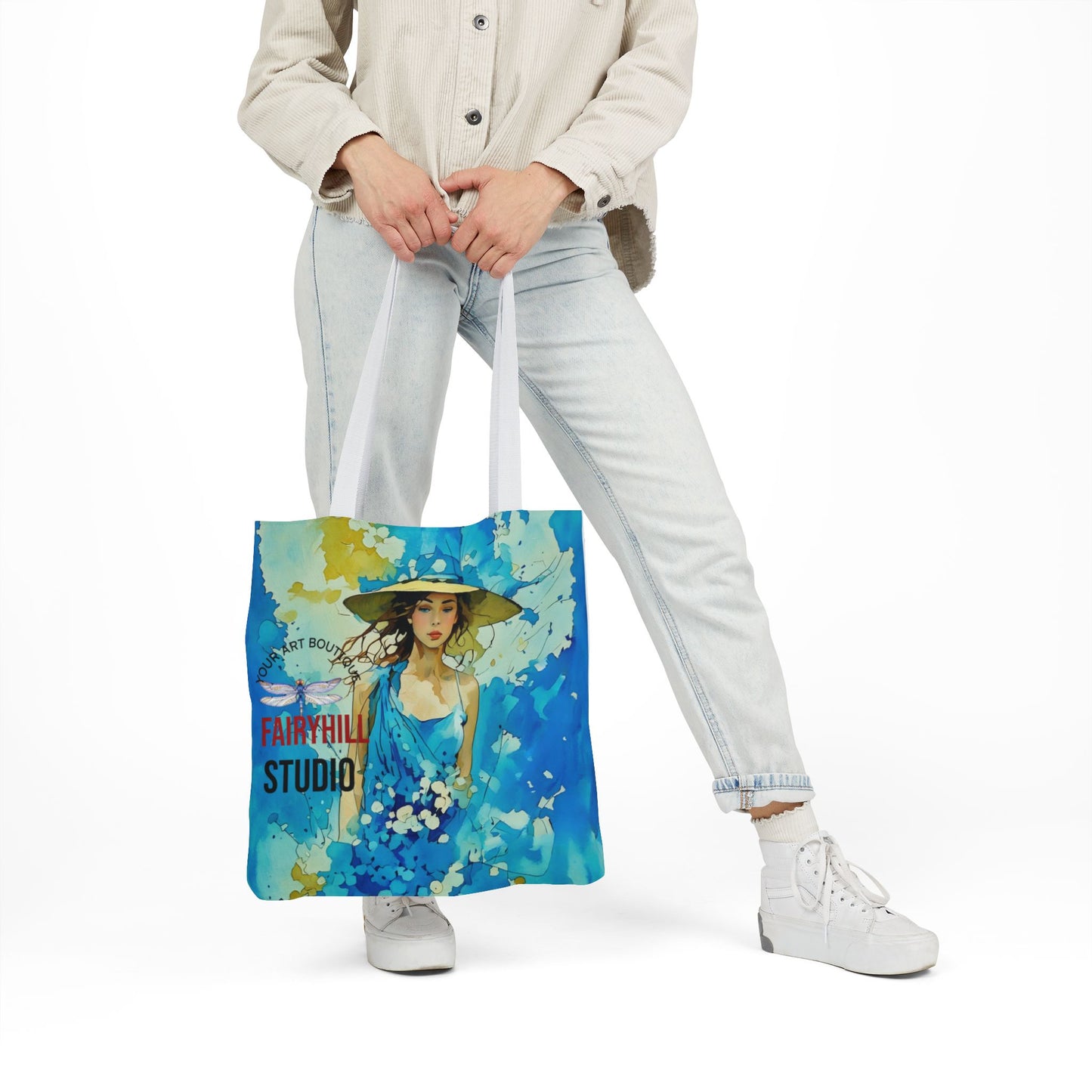 Colorful Summer vibes- Canvas Tote Bag - Perfect for Beach Days, Eco-Friendly Shopping, and Summer Fun!