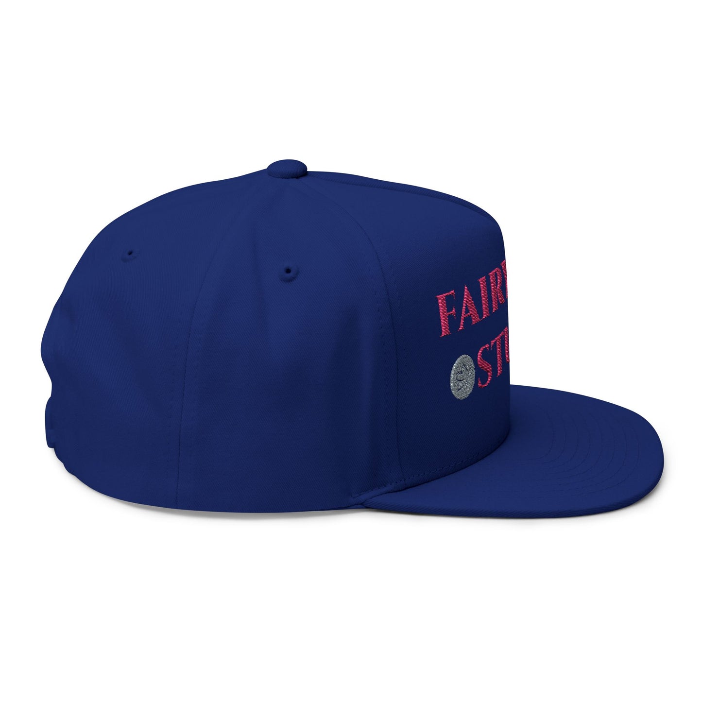Flat Bill Cap — Fairyhill Studio Embroidered Logo Snapback