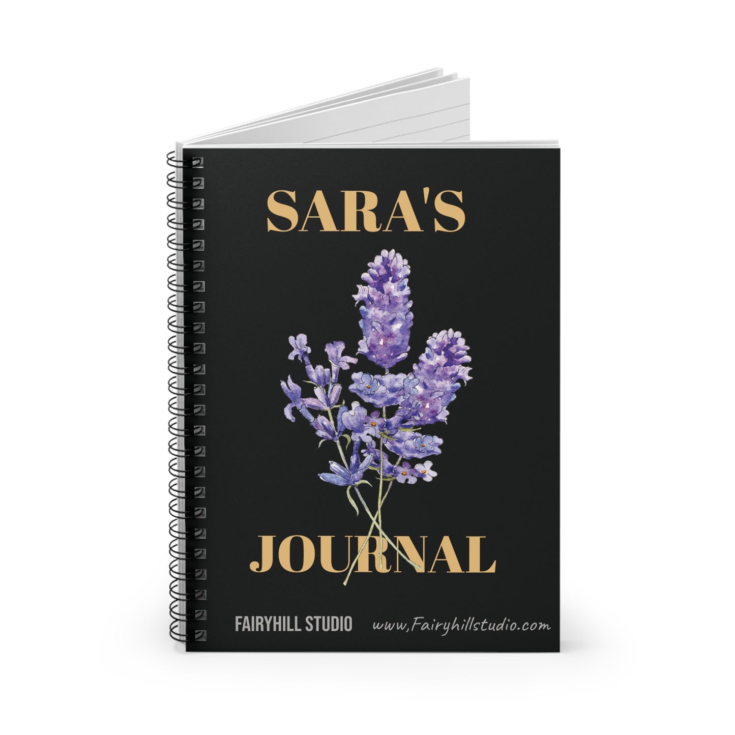 Lilac flowers , Personalized Notebook, Personalized journal,