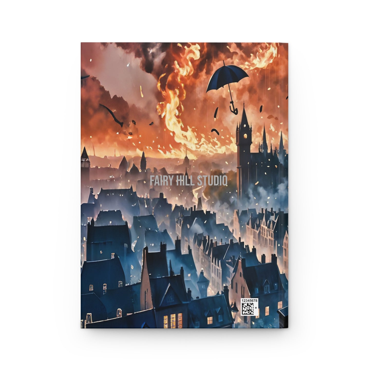 Personalized Matte Hardcover Journal - Mary's Travels - Marry Poppins Theme