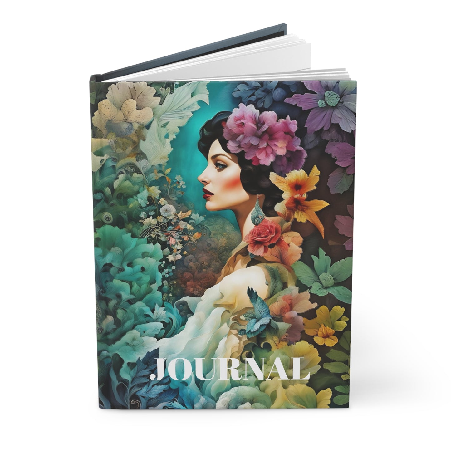 Hardcover Flower Garden Art Matte