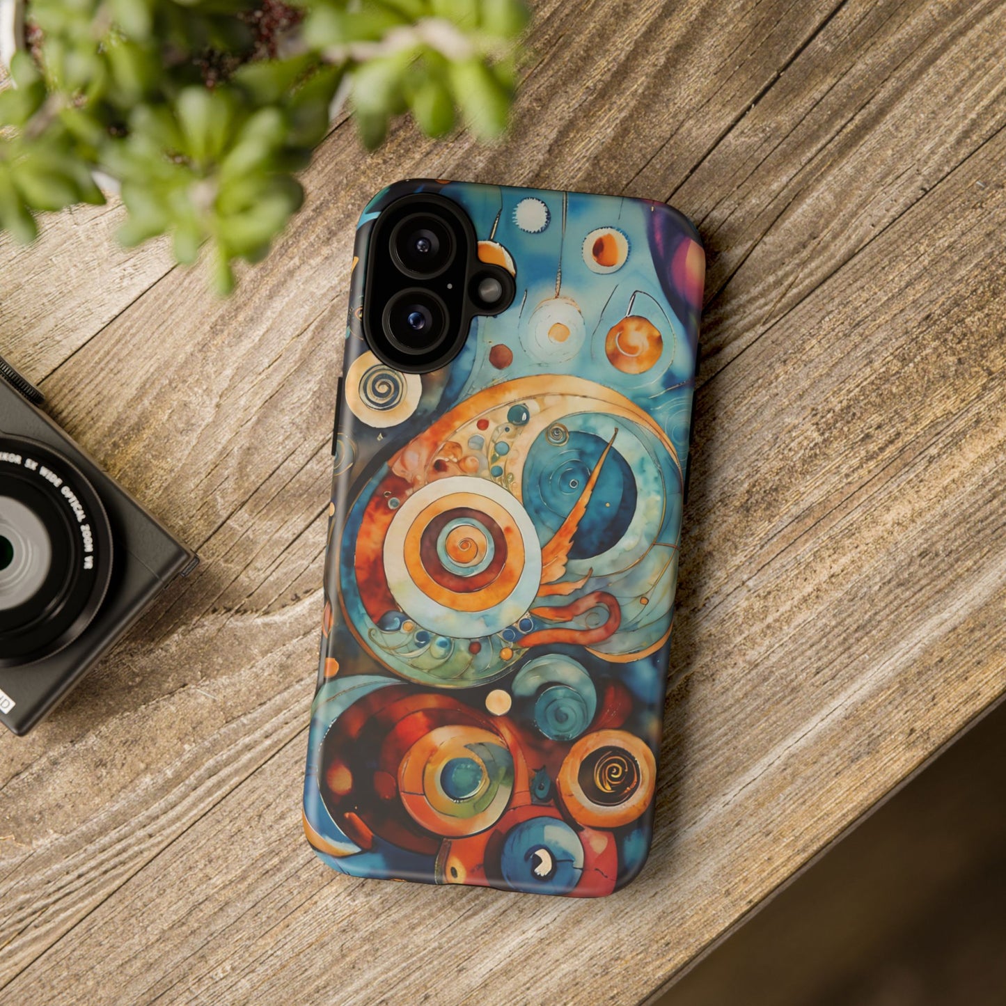 Phone Cases - Beautiful Abstract Circular Art Design
