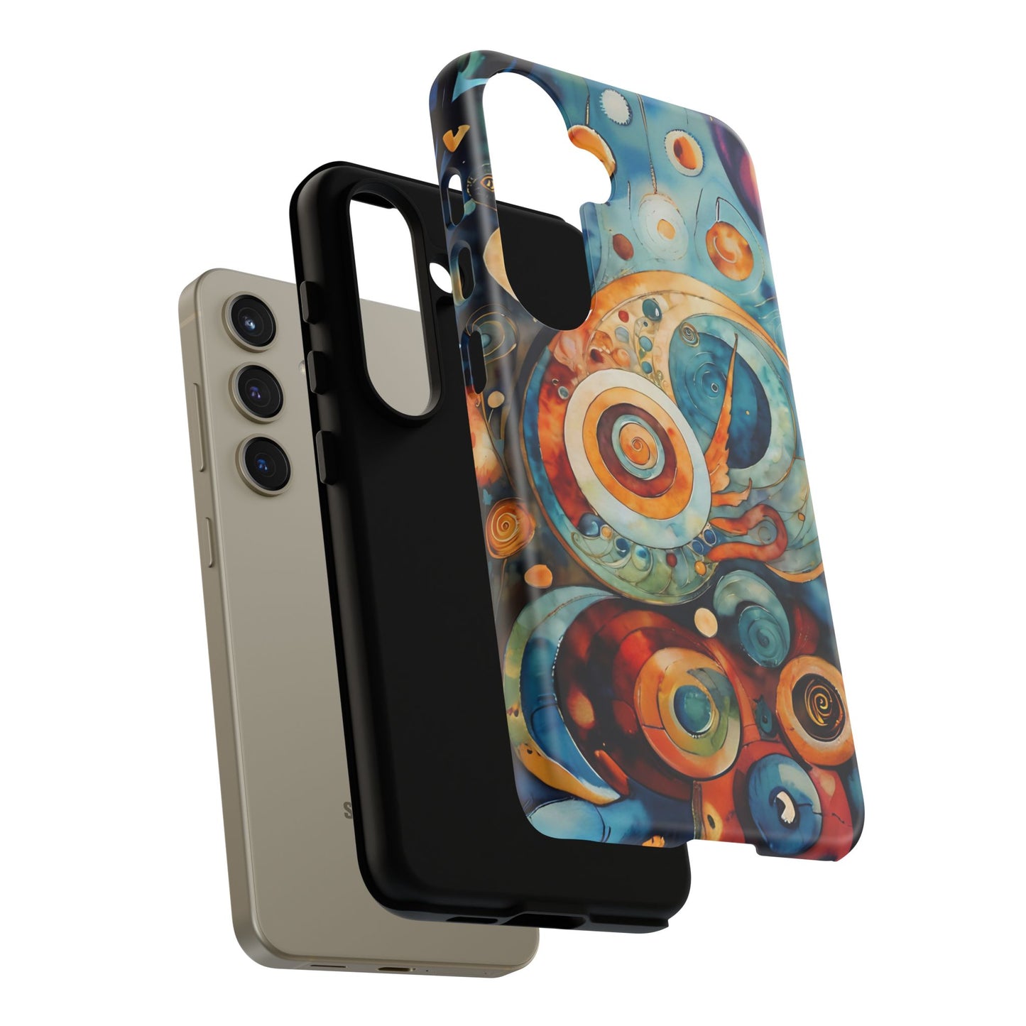 Phone Cases - Beautiful Abstract Circular Art Design
