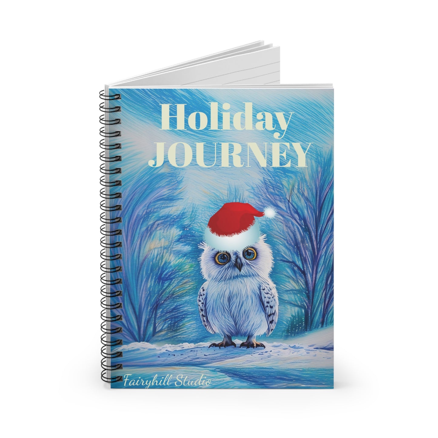 Owl Holiday Journal Spiral Notebook