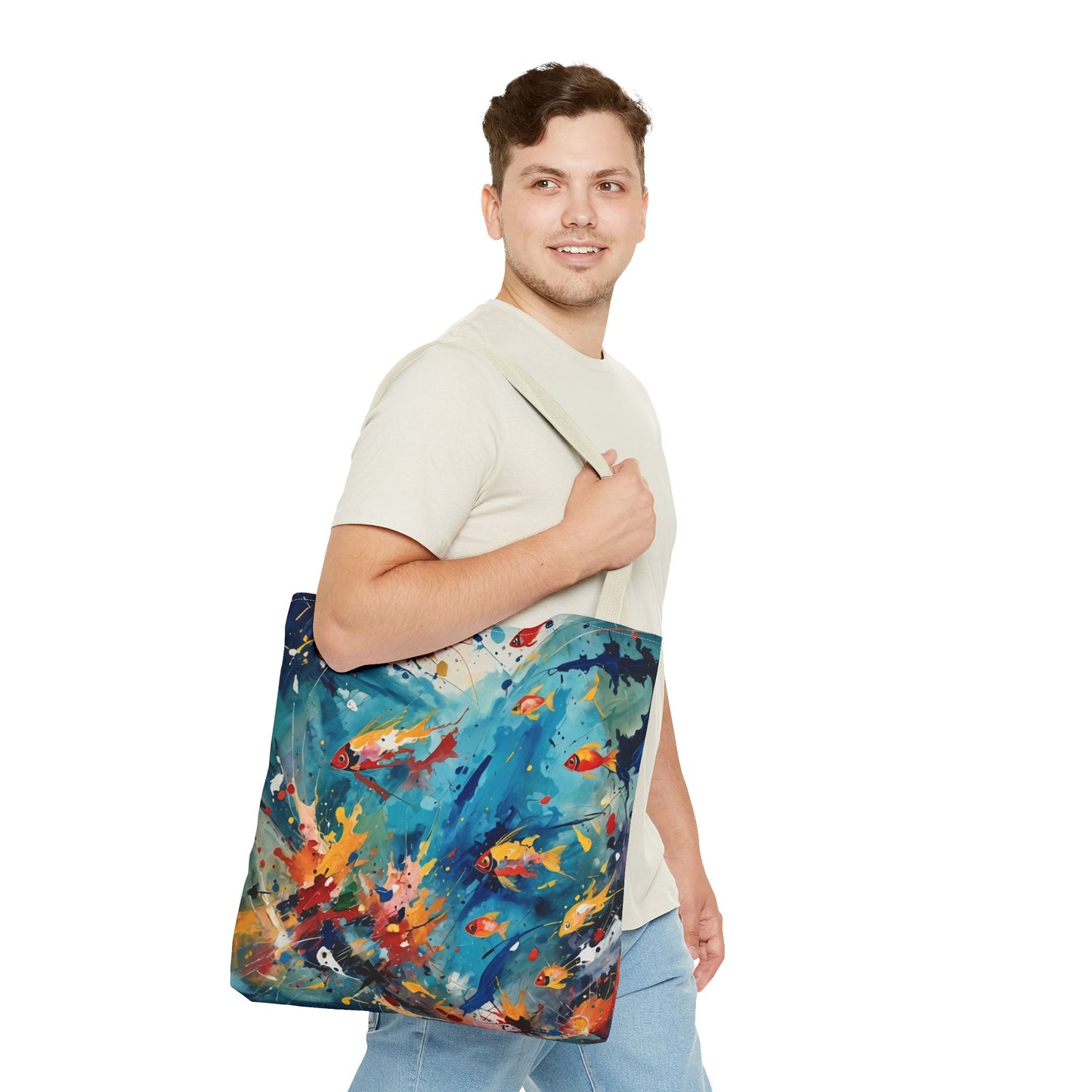 Fish Art Tote Bag