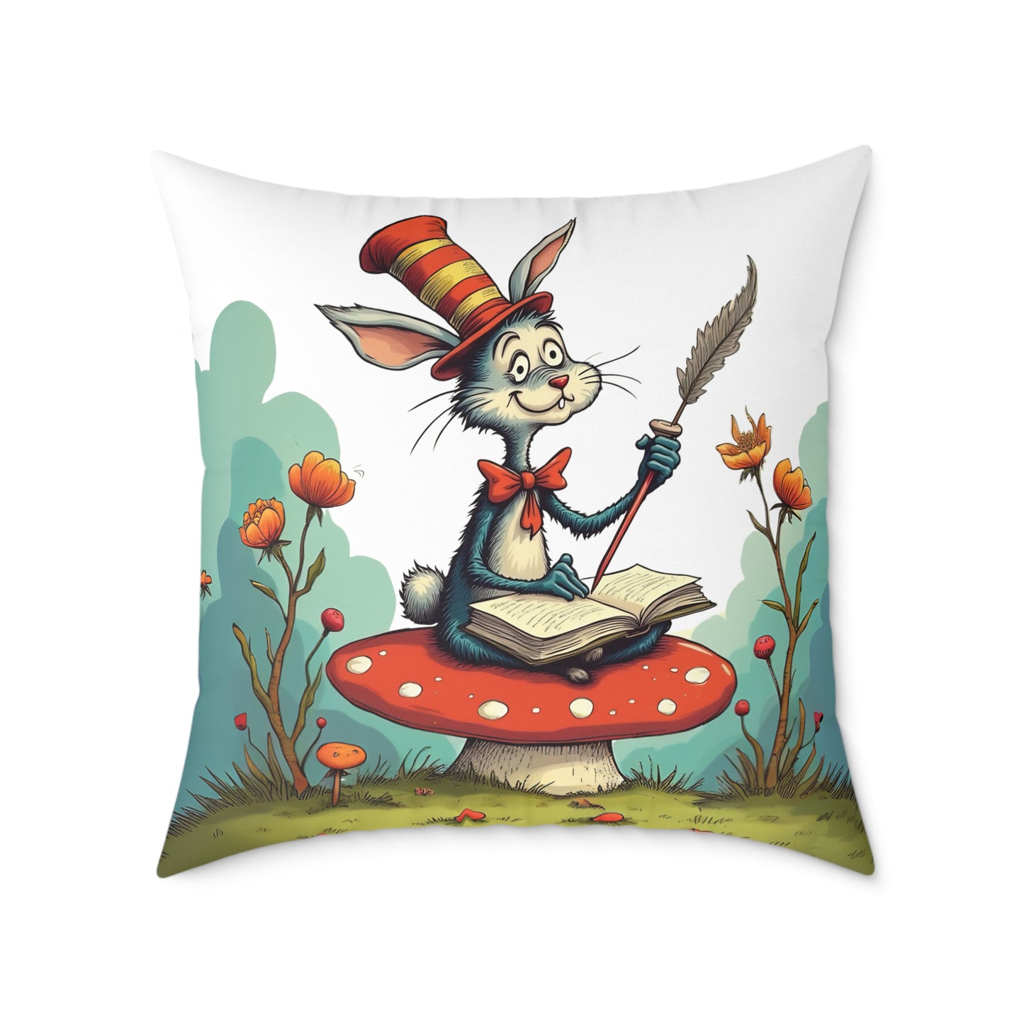 Whimsical Animal Pillow, Cozy Home Decor, Kid's Room Accessory, Playful Art Piece, Gift for Children