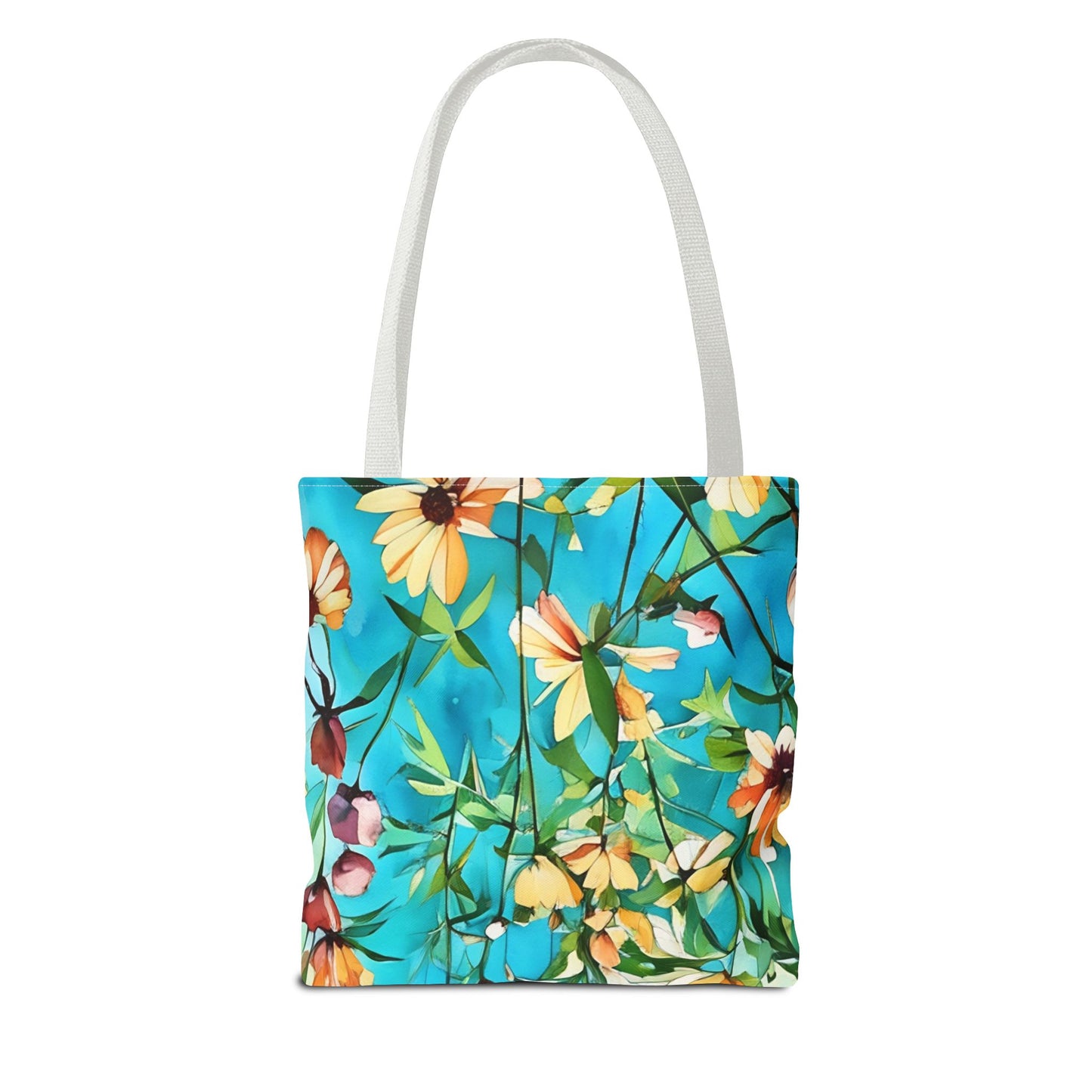 Blue Wild Flowers Tote Bag
