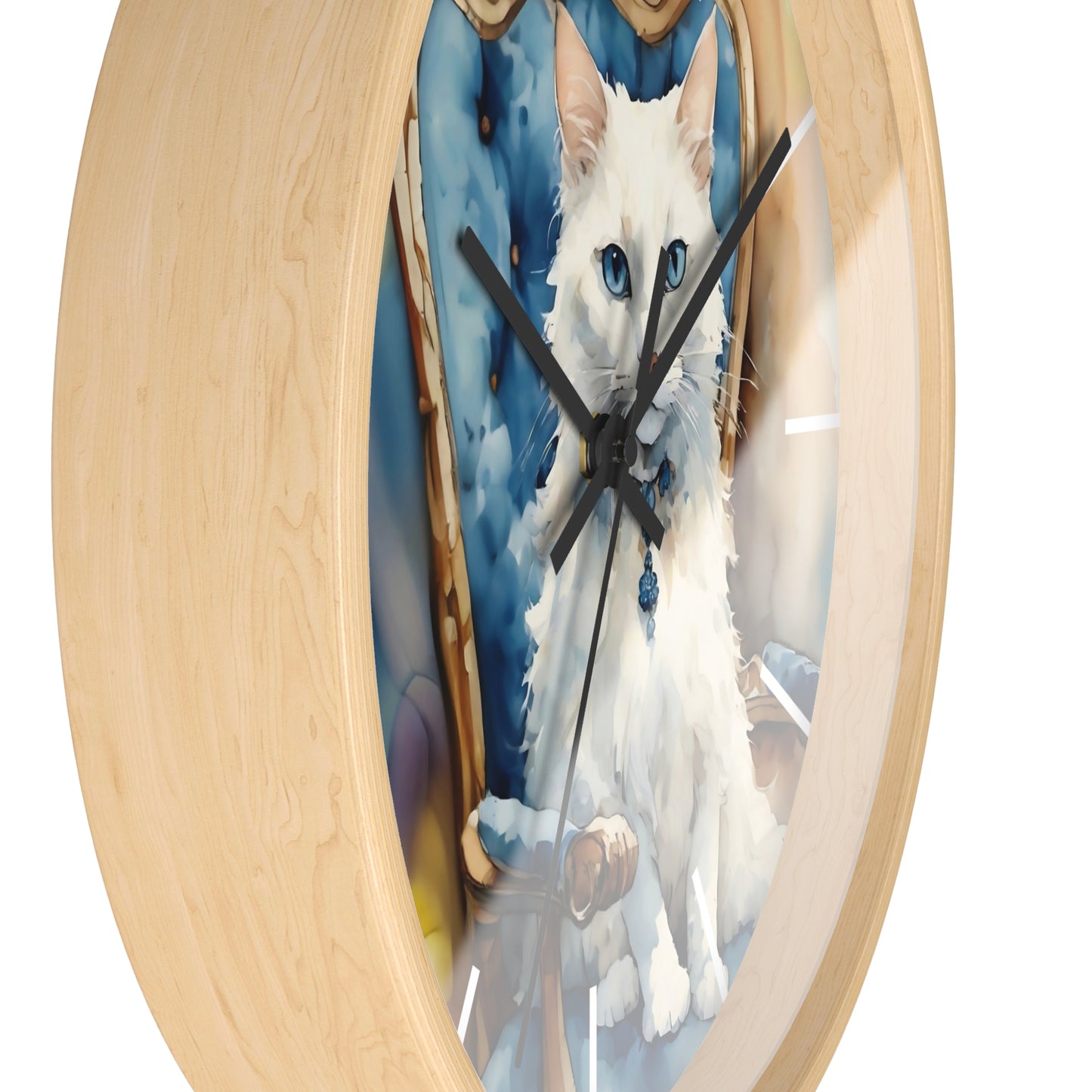 Cat Art Wall Clock