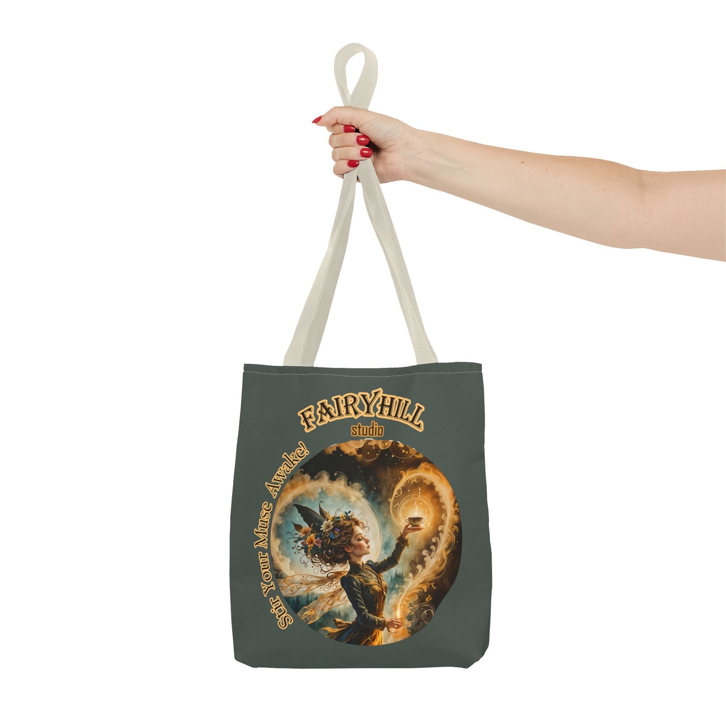 Fairy Tote Bag Embrace your Muse Art Coffee Lover Gift