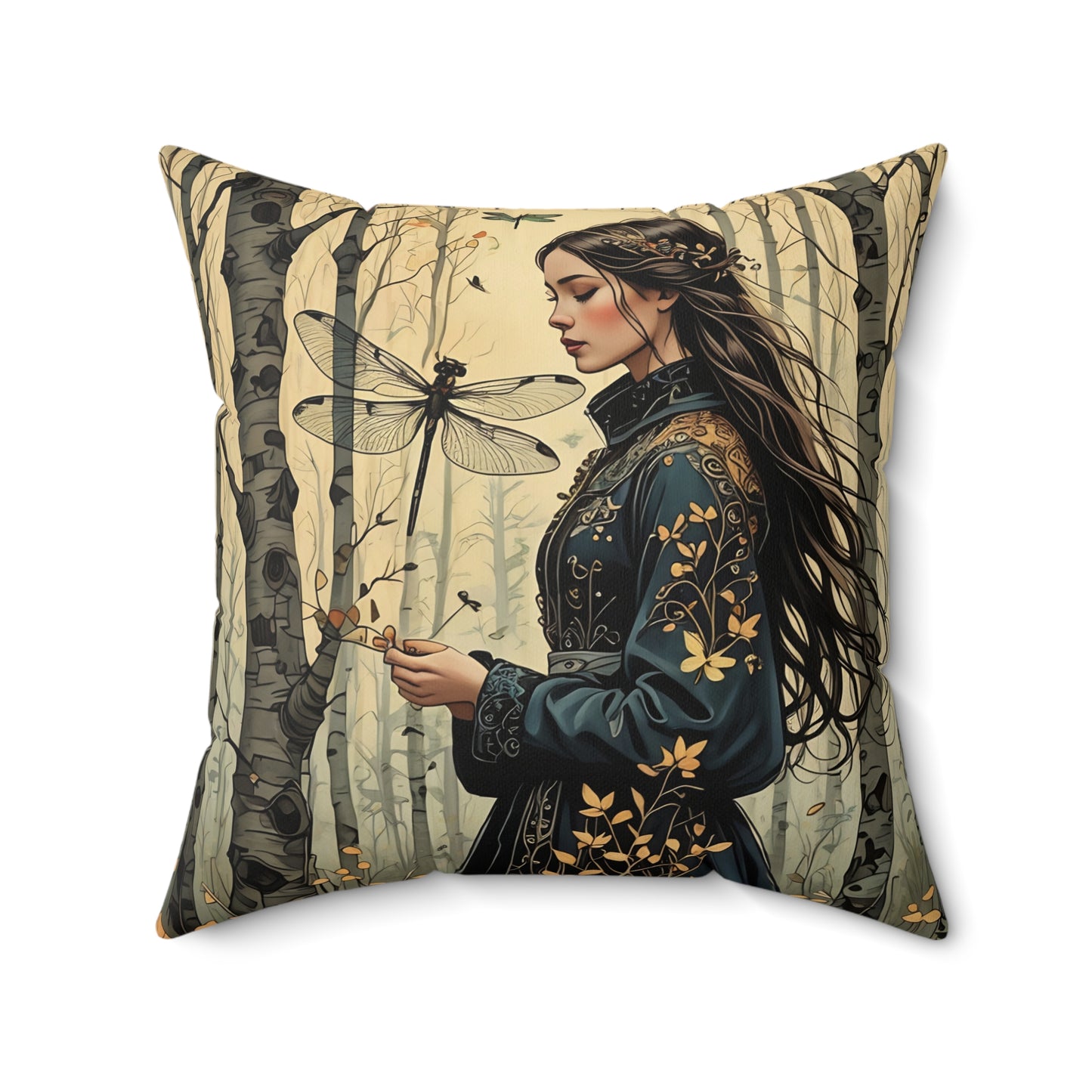 Princess and the Dragonfly Pillow