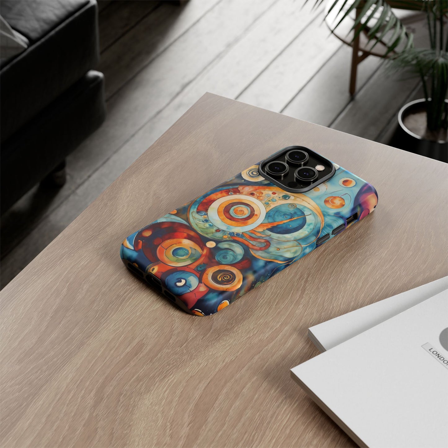 Phone Cases - Beautiful Abstract Circular Art Design