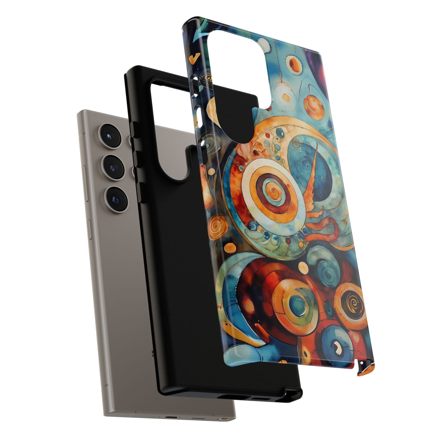 Phone Cases - Beautiful Abstract Circular Art Design