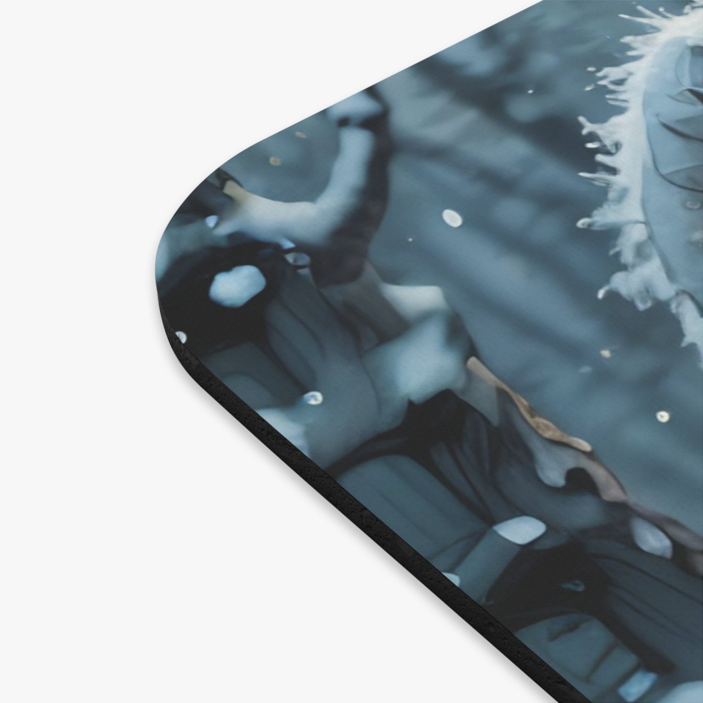 Mouse Pad - Cute Elf with Lantern in Winter Snow FairyHill Studio Art