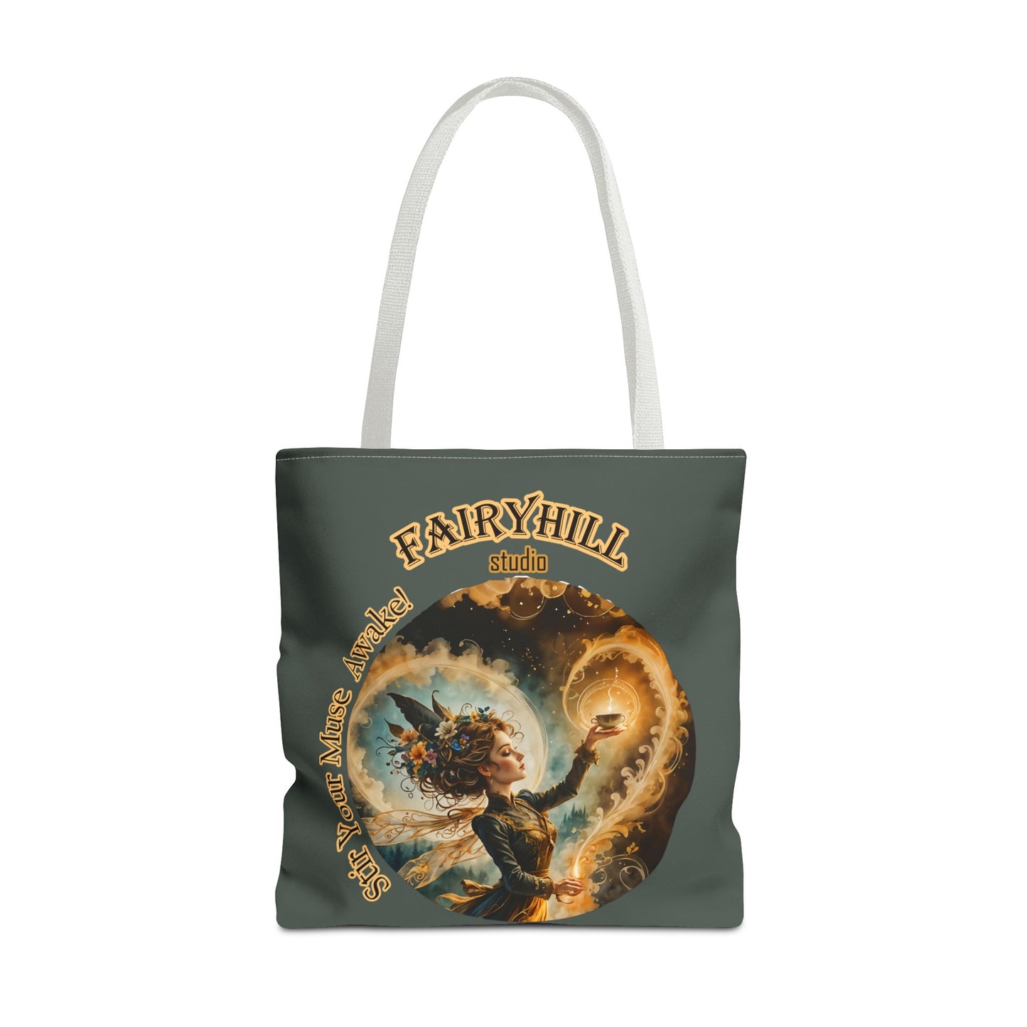 Fairy Tote Bag Embrace your Muse Art Coffee Lover Gift