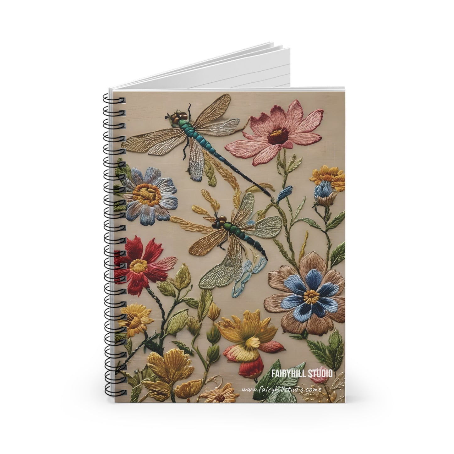 Dragonfly Journal - Ruled Line   Spiral Journal