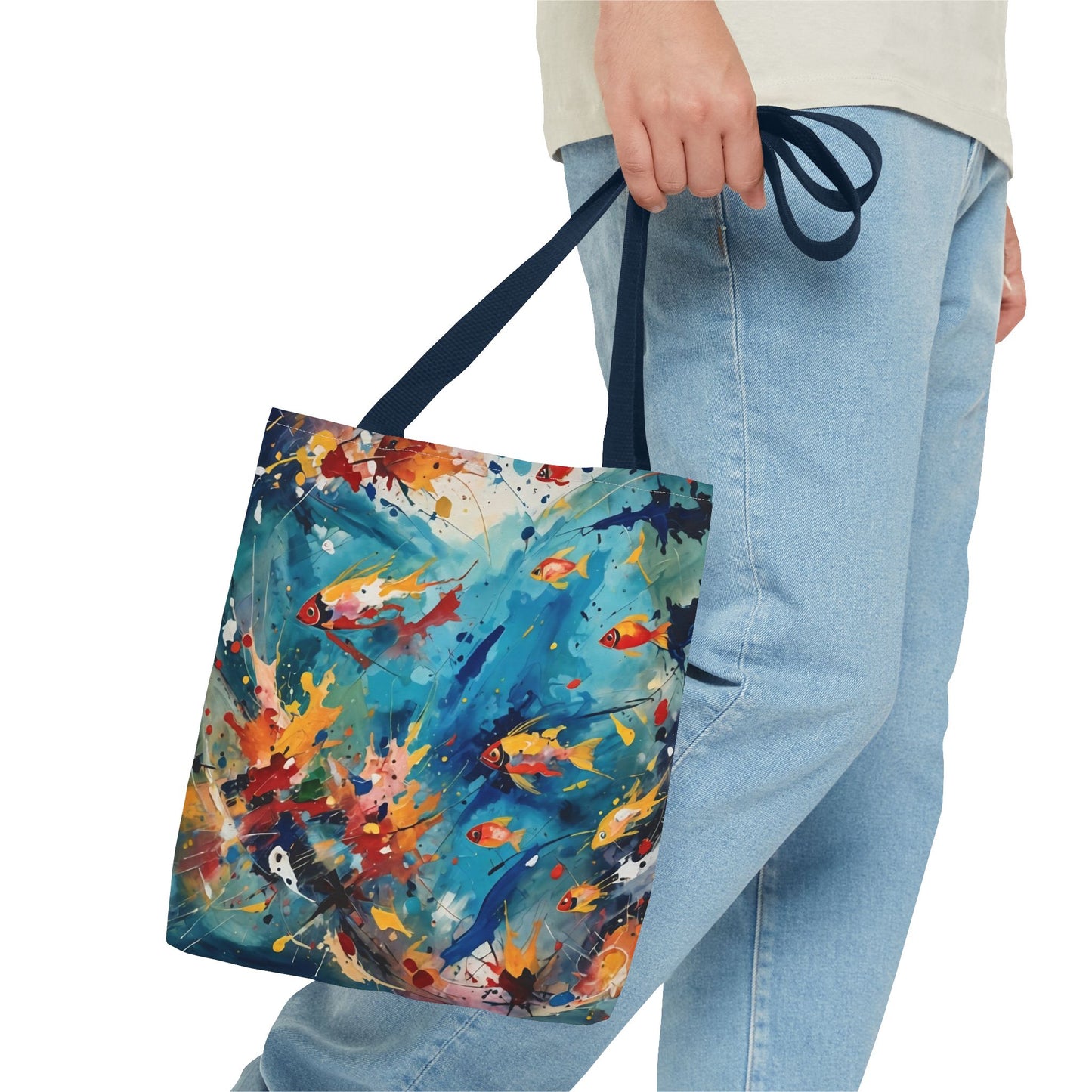 Fish Art Tote Bag