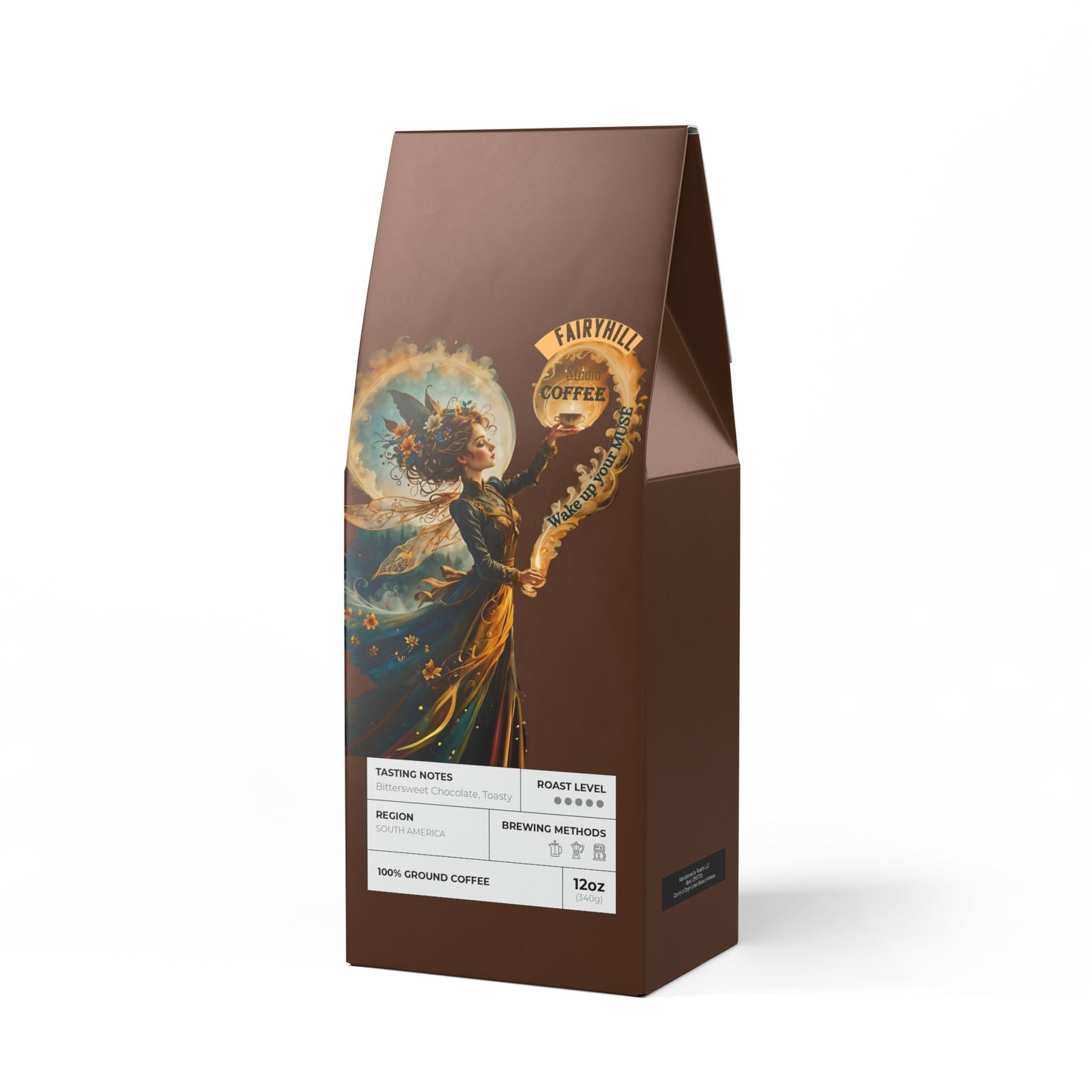 FairyHill Studio Bitterroot Coffee Blend (Dark French Roast)
